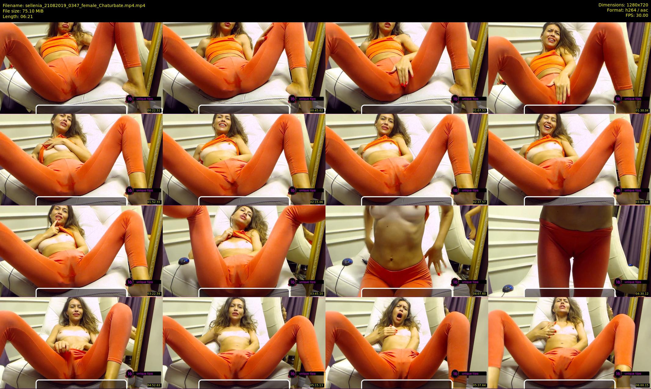 sellenia — 7 minute Chaturbate female cam show recording, 720p, Aug 21, 2019