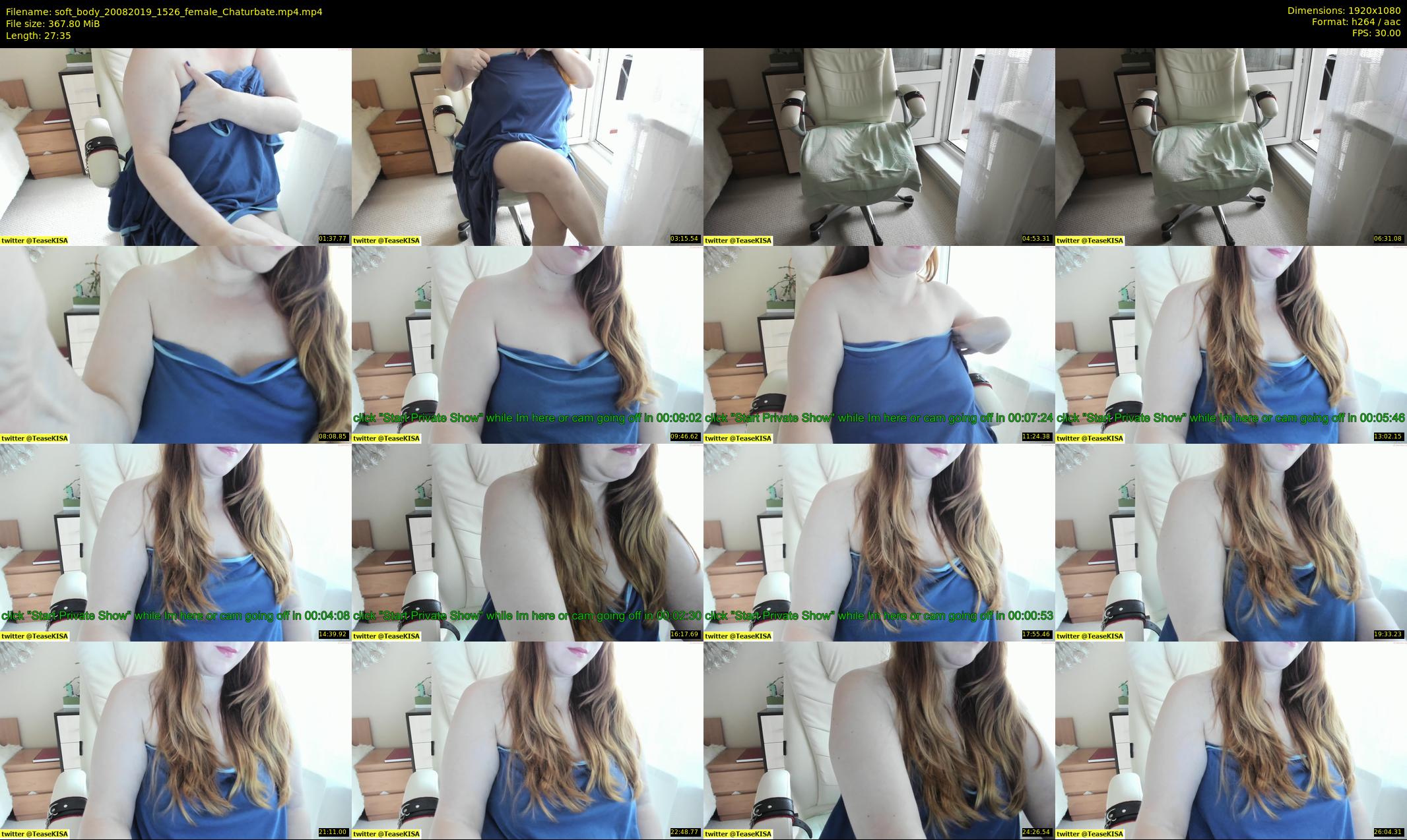 soft_body — 28 minute Chaturbate female cam show recording, 1080p, Aug 20, 2019