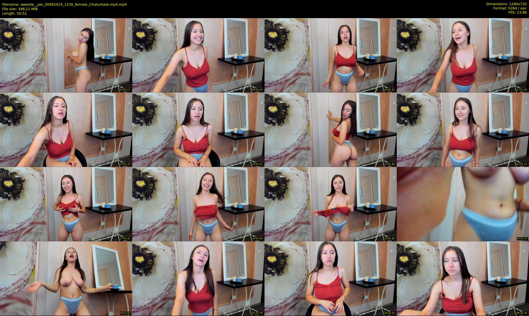sweetie__pie — 51 minute Chaturbate female cam show recording, 720p, Aug 20, 2019