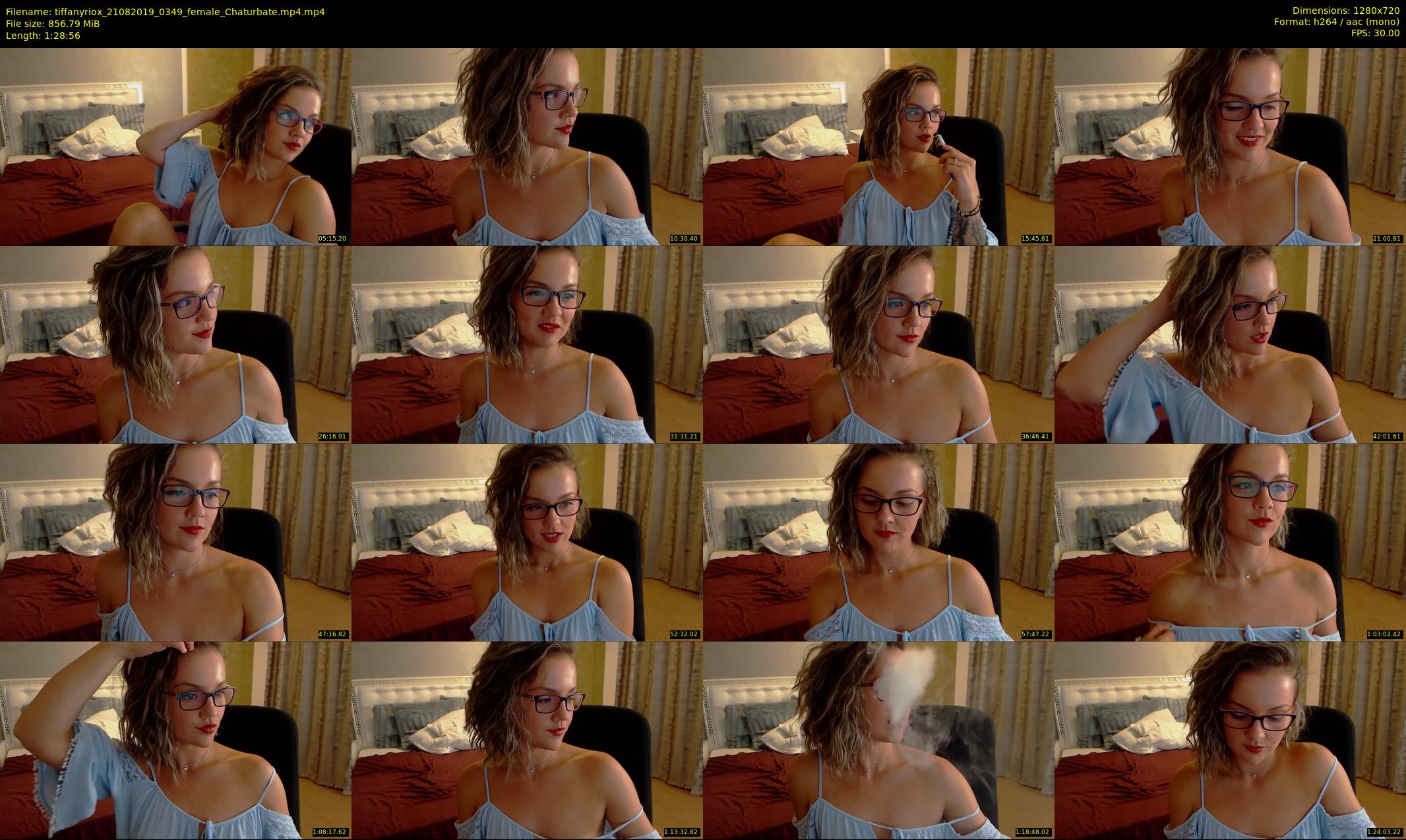 tiffanyriox — 89 minute Chaturbate female cam show recording, 720p, Aug 21, 2019