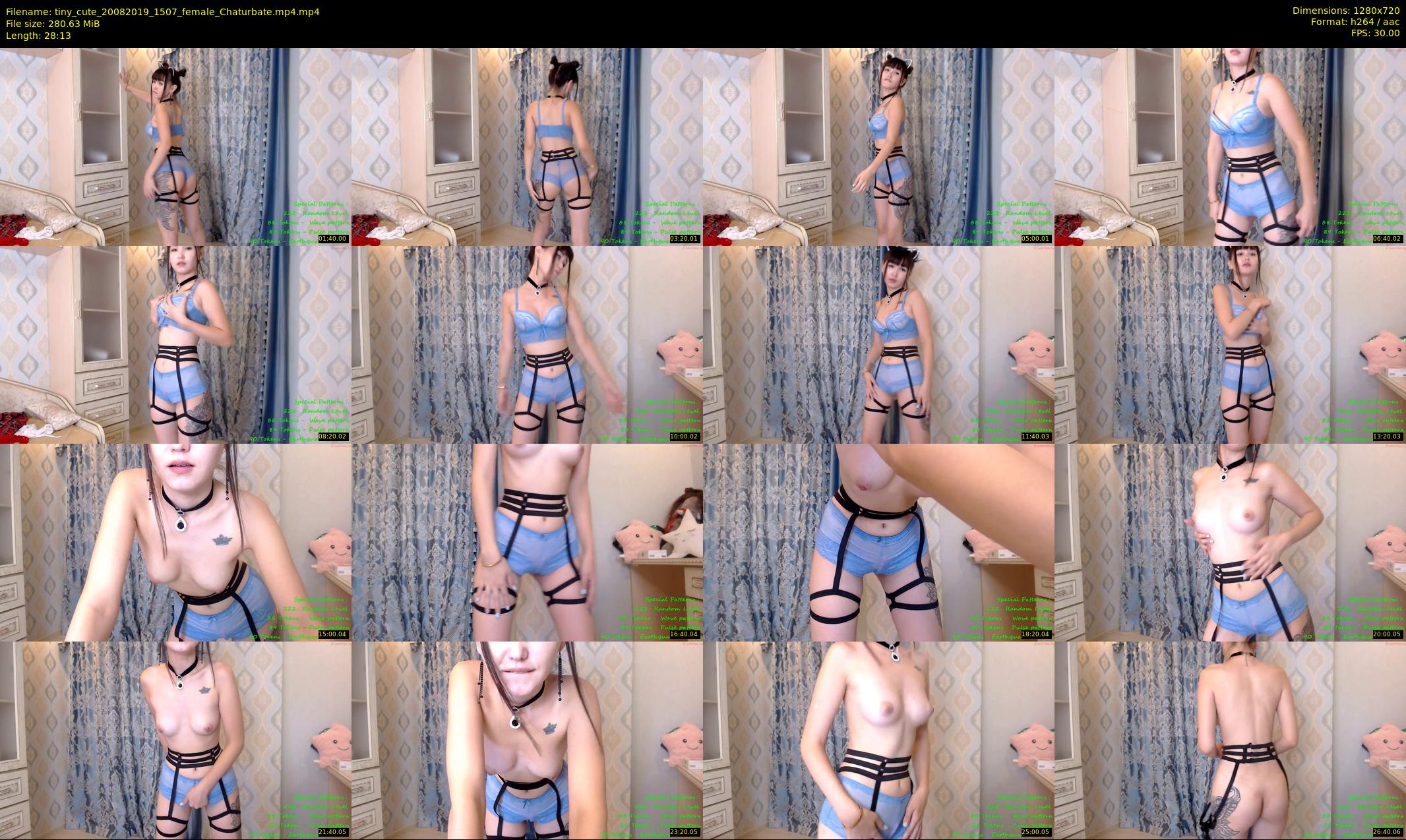 tiny_cute — 29 minute Chaturbate female cam show recording, 720p, Aug 20, 2019