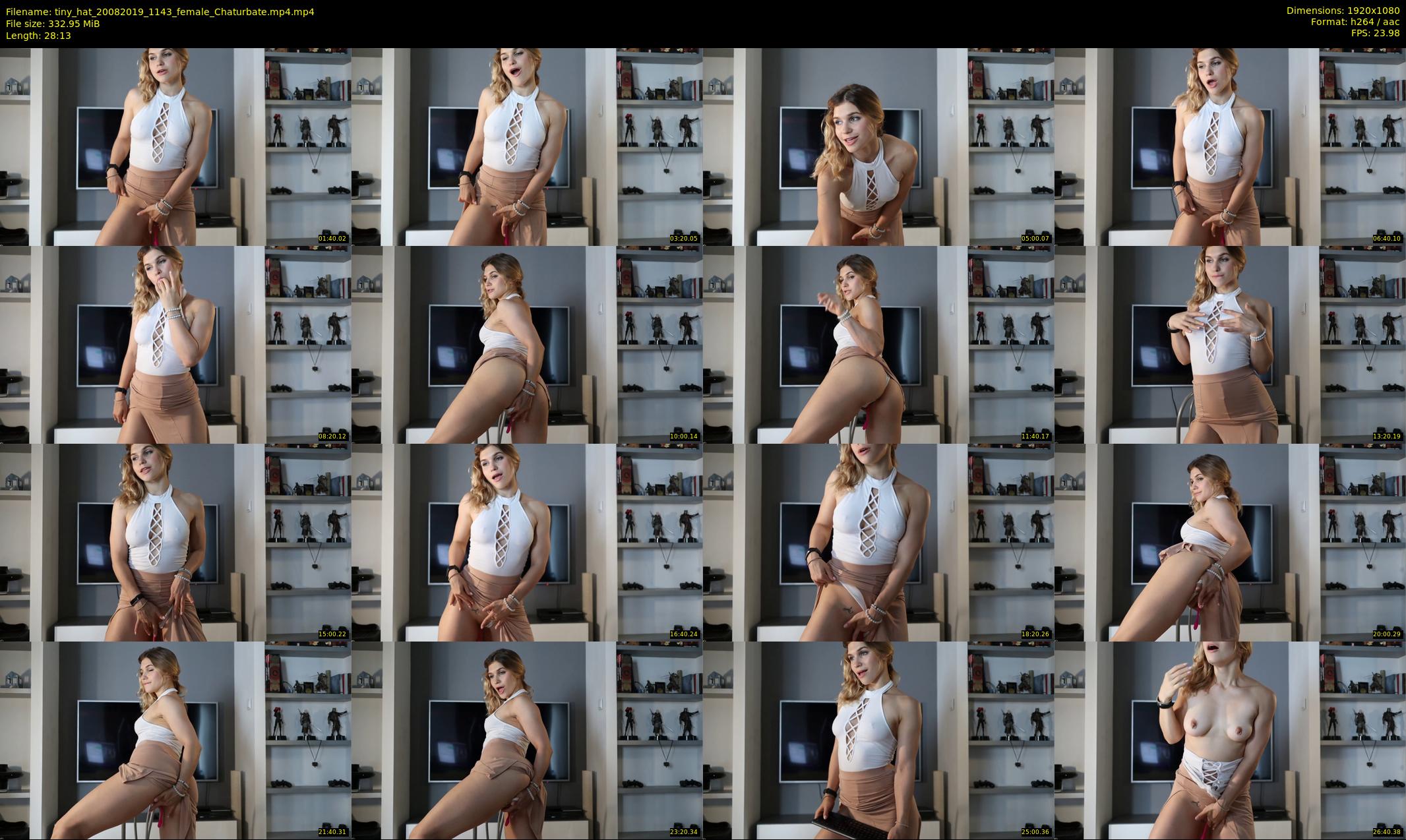tiny_hat — 29 minute Chaturbate female cam show recording, 1080p, Aug 20, 2019