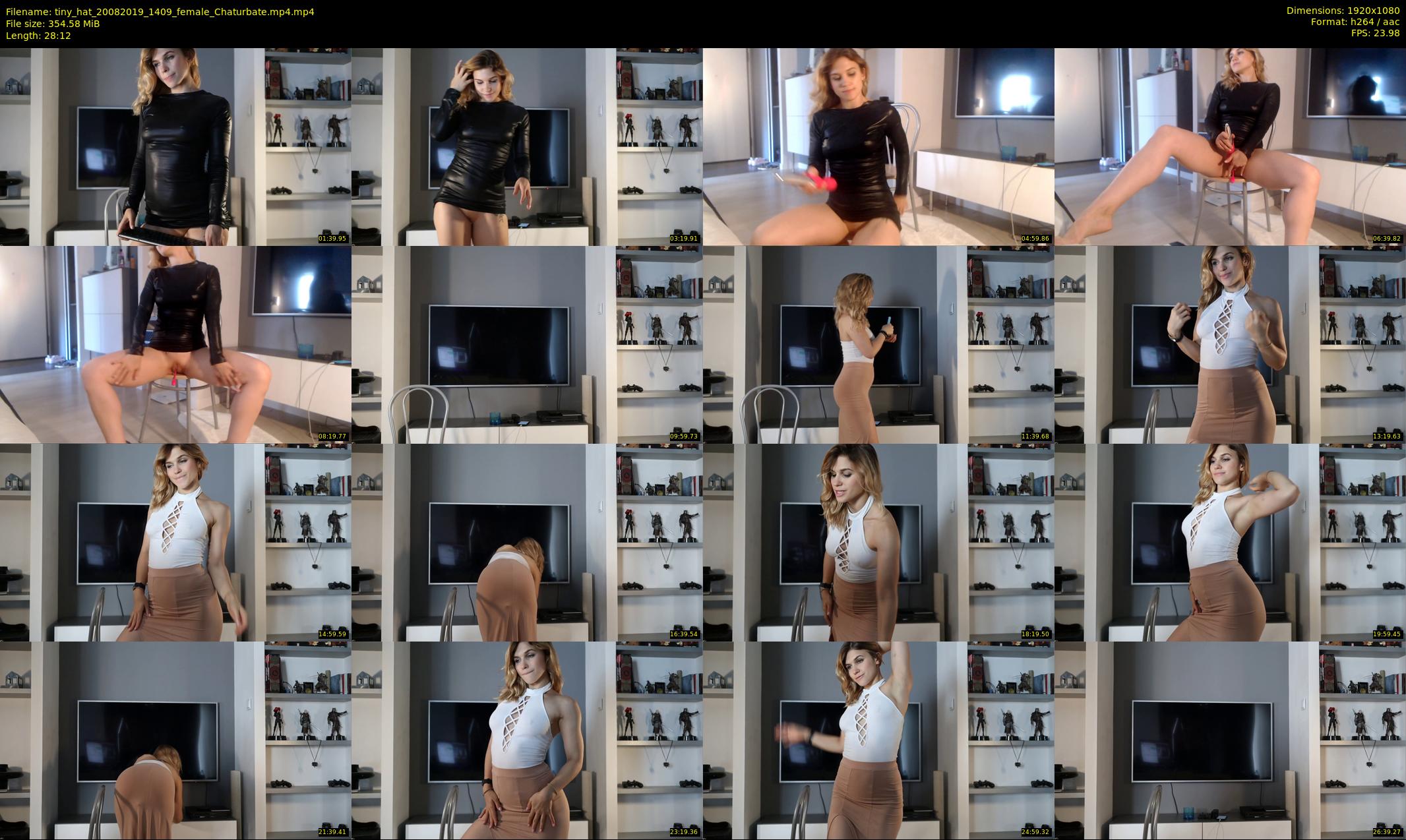 tiny_hat — 29 minute Chaturbate female cam show recording, 1080p, Aug 20, 2019