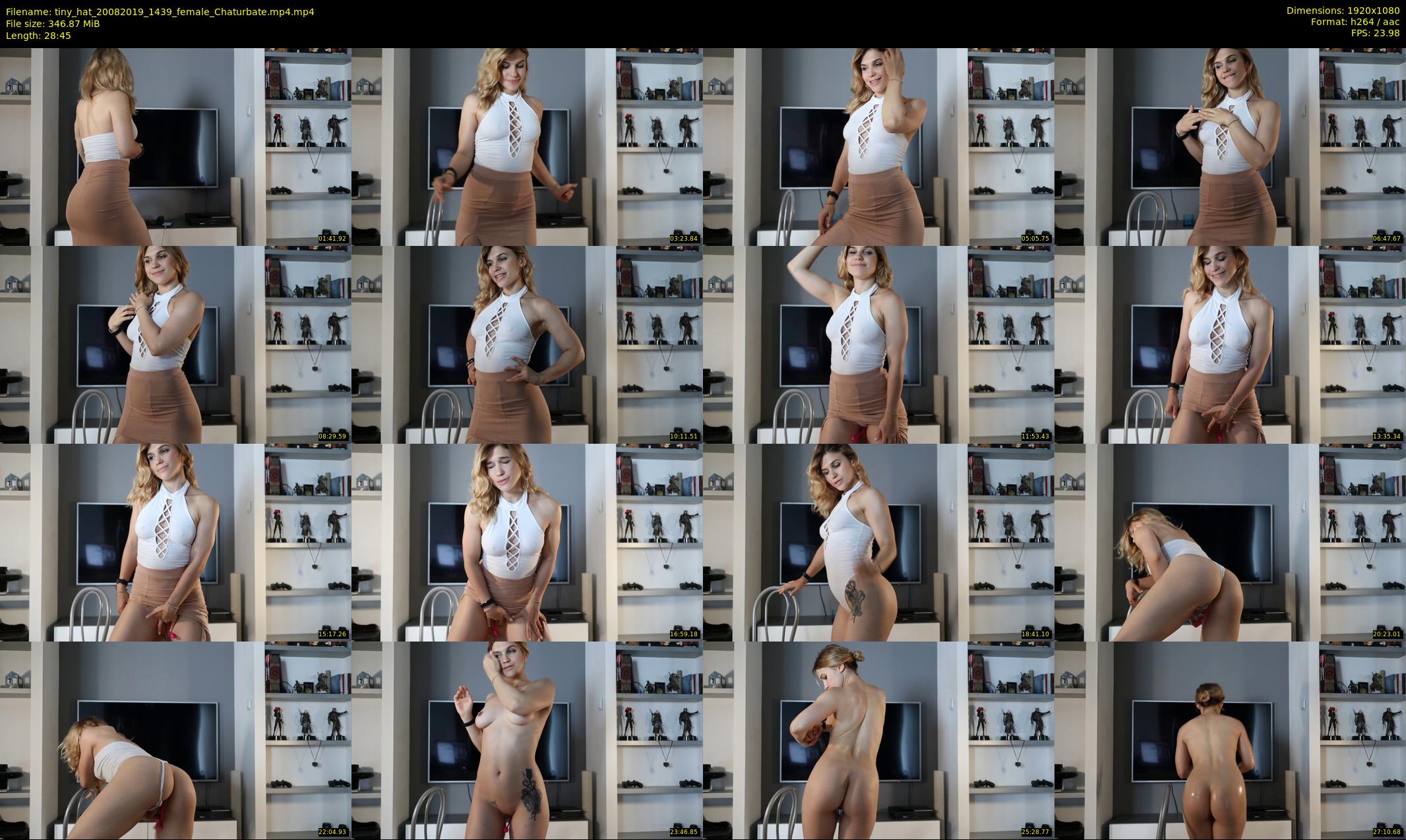 tiny_hat — 29 minute Chaturbate female cam show recording, 1080p, Aug 20, 2019