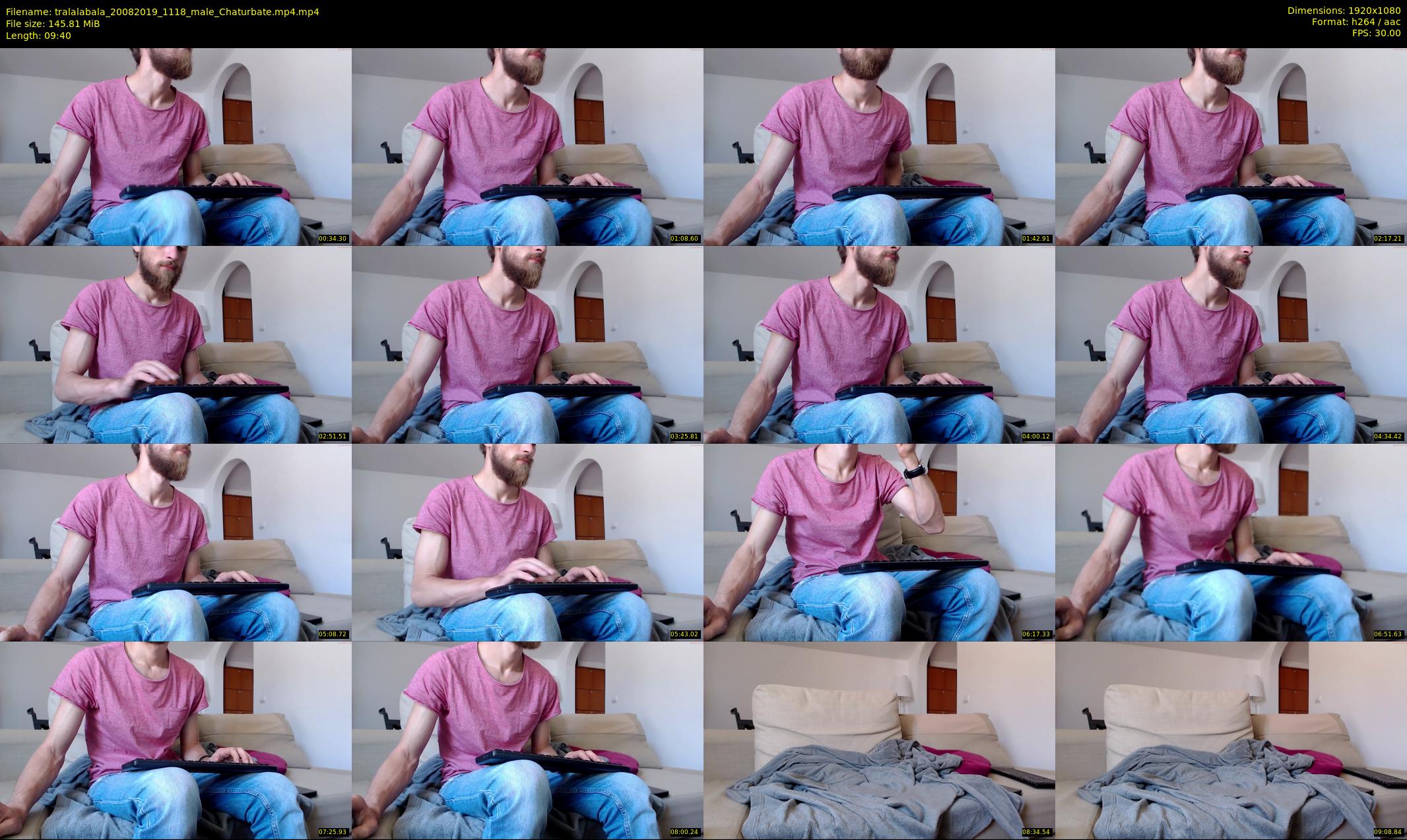 tralalabala — 10 minute Chaturbate male cam show recording, 1080p, Aug 20, 2019