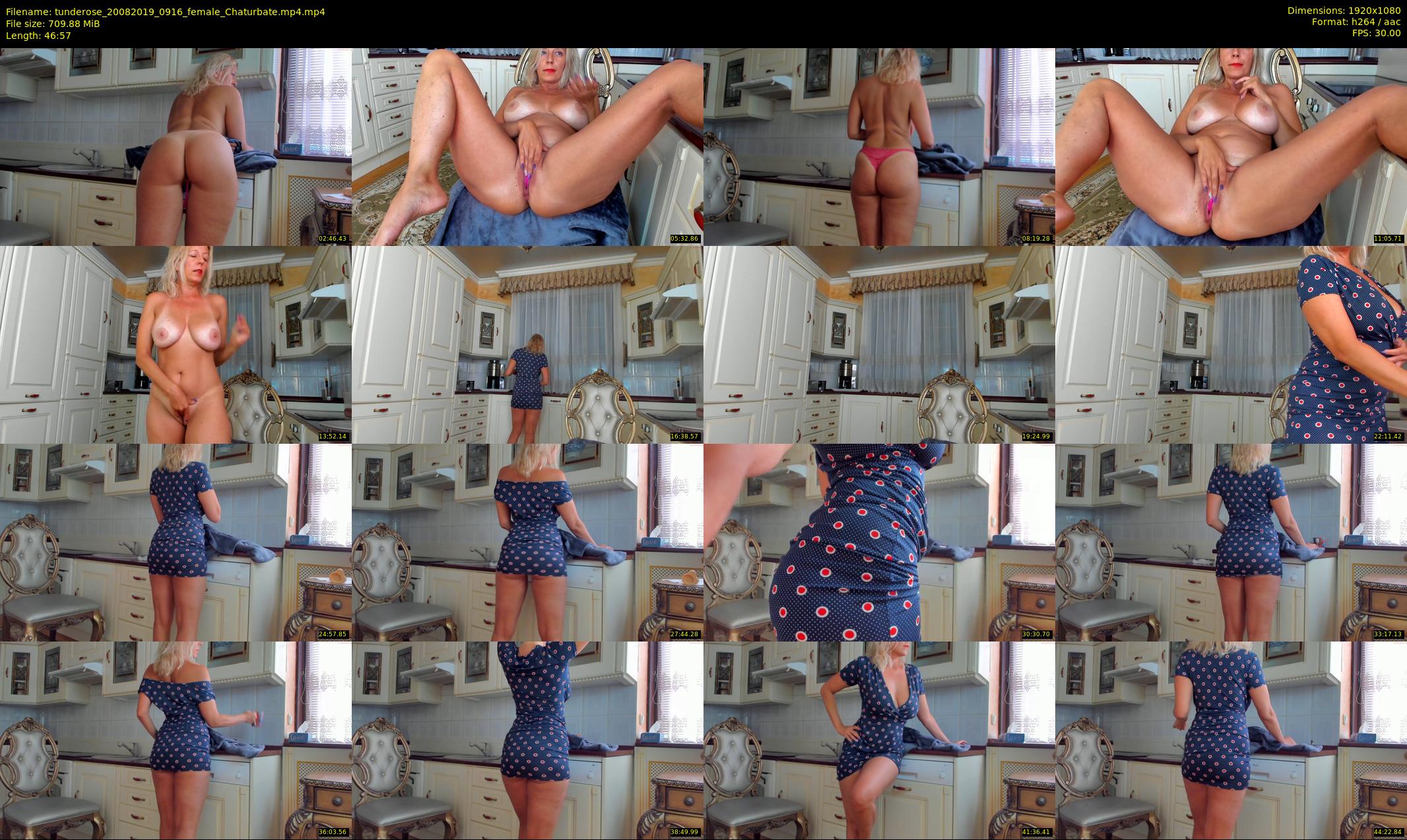 tunderose — 47 minute Chaturbate female cam show recording, 1080p, Aug 20, 2019