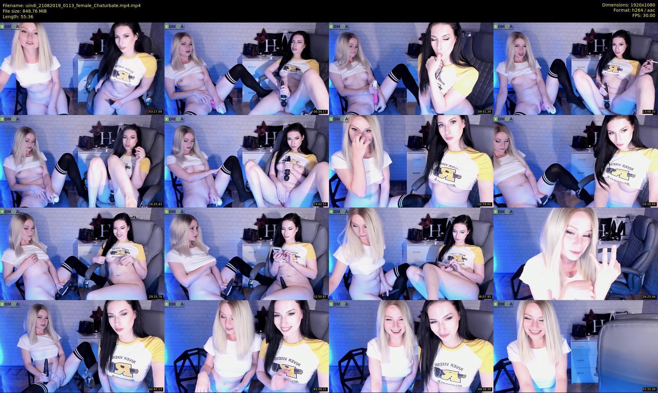 uindi — 56 minute Chaturbate female cam show recording, 1080p, Aug 21, 2019