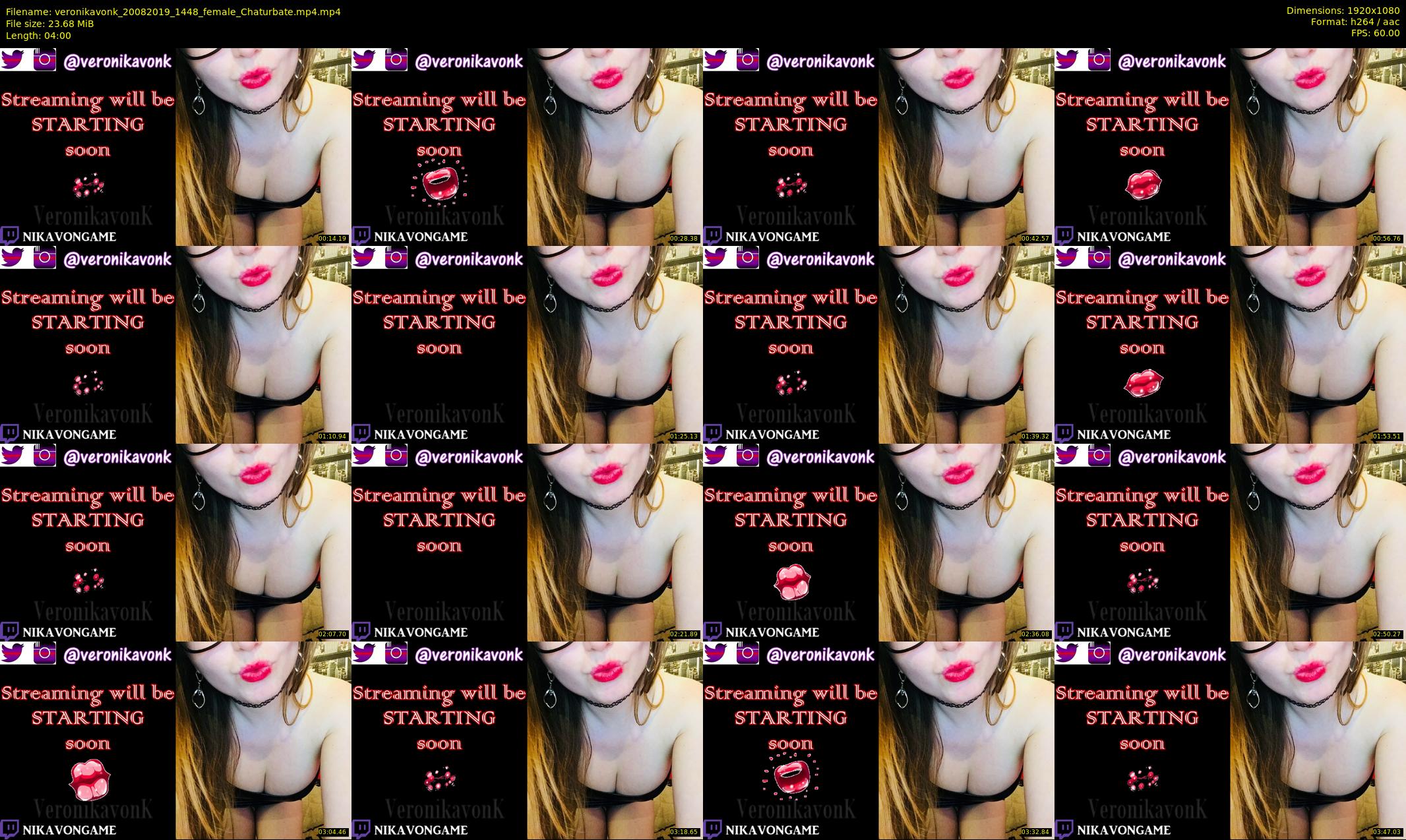 veronikavonk — 4 minute Chaturbate female cam show recording, 1080p, Aug 20, 2019