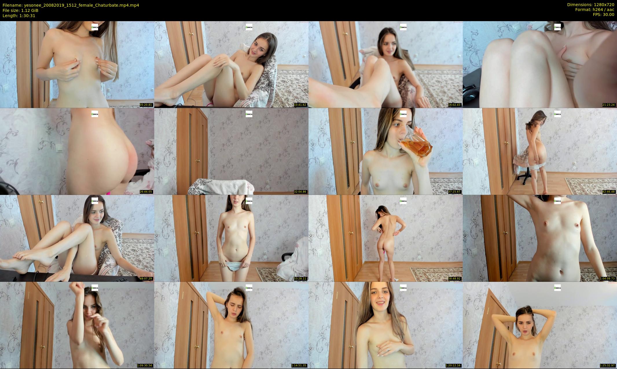 yesonee — 91 minute Chaturbate female cam show recording, 720p, Aug 20, 2019