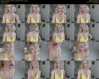 AlexiAngel — 5 minute MyFreeCams cam show recording, 480p, Aug 22, 2019