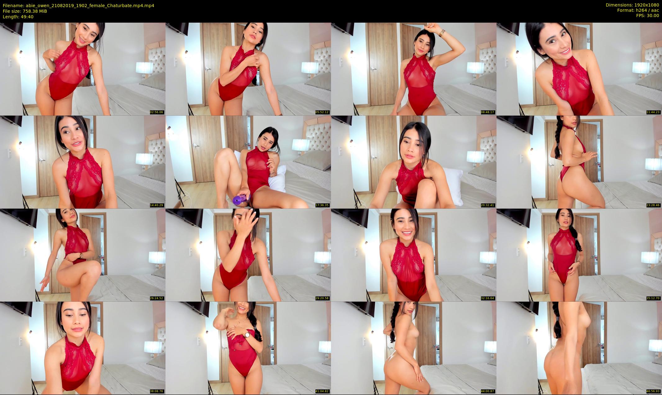 abie_owen — 50 minute Chaturbate female cam show recording, 1080p, Aug 21, 2019