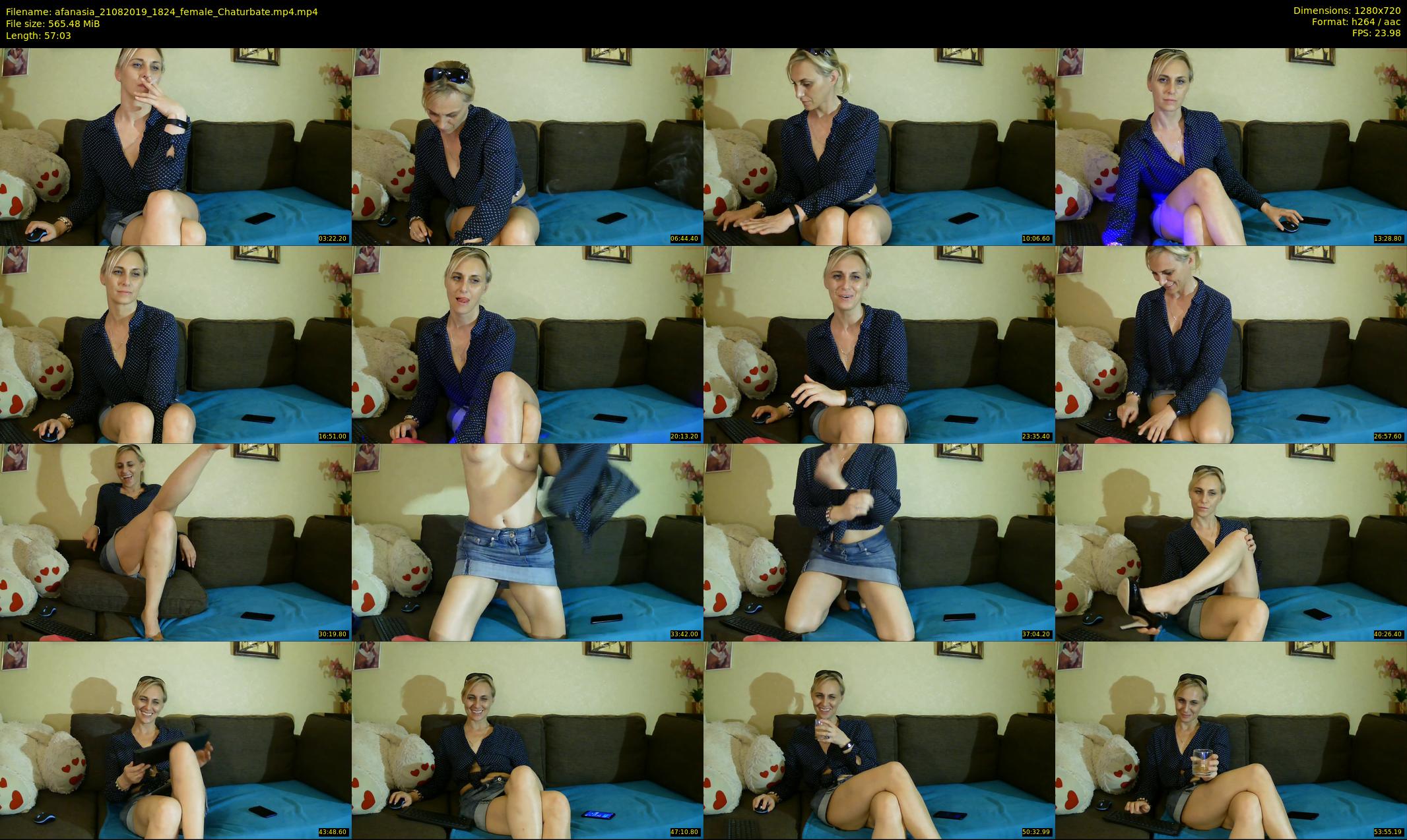 afanasia — 58 minute Chaturbate female cam show recording, 720p, Aug 21, 2019