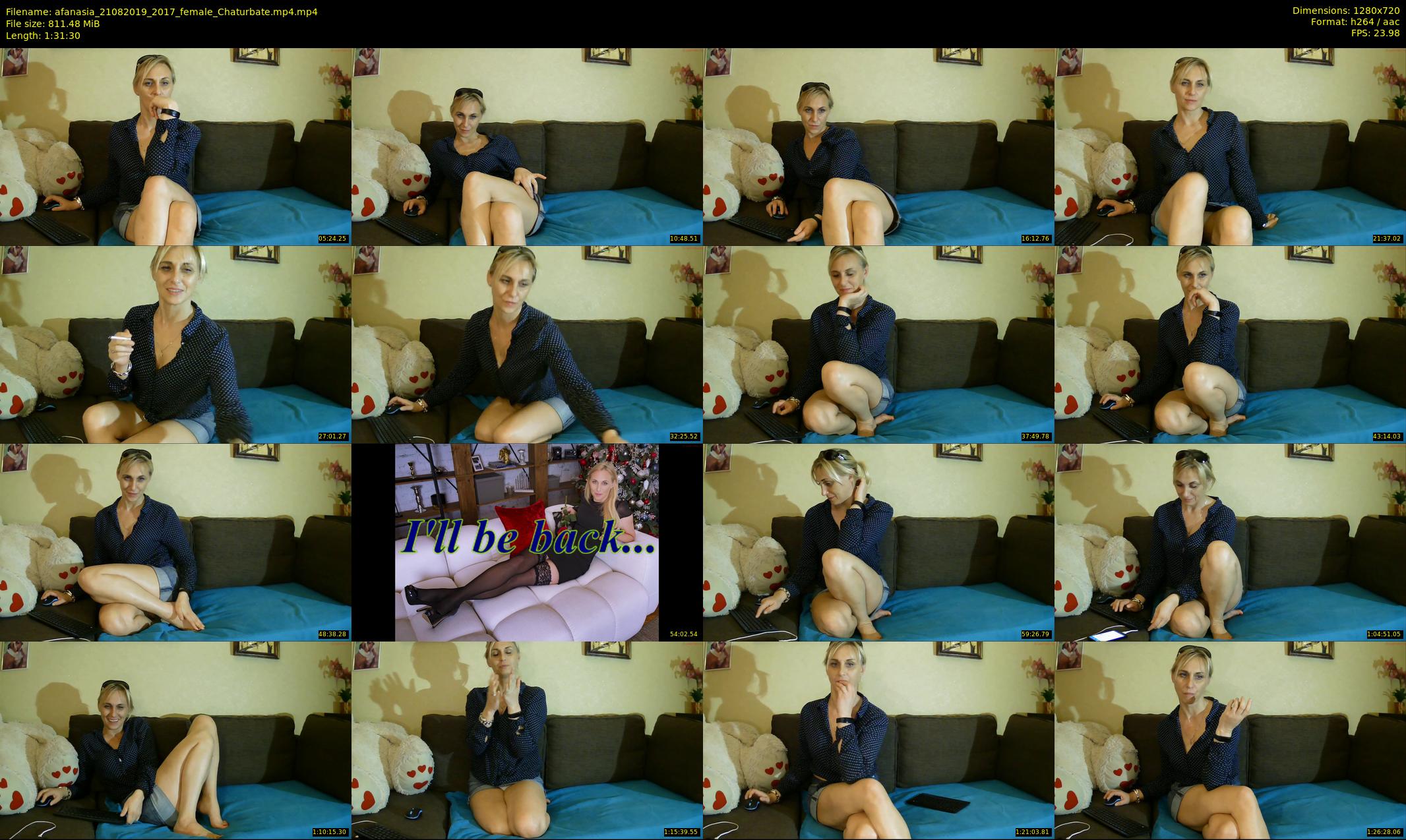 afanasia — 92 minute Chaturbate female cam show recording, 720p, Aug 21, 2019