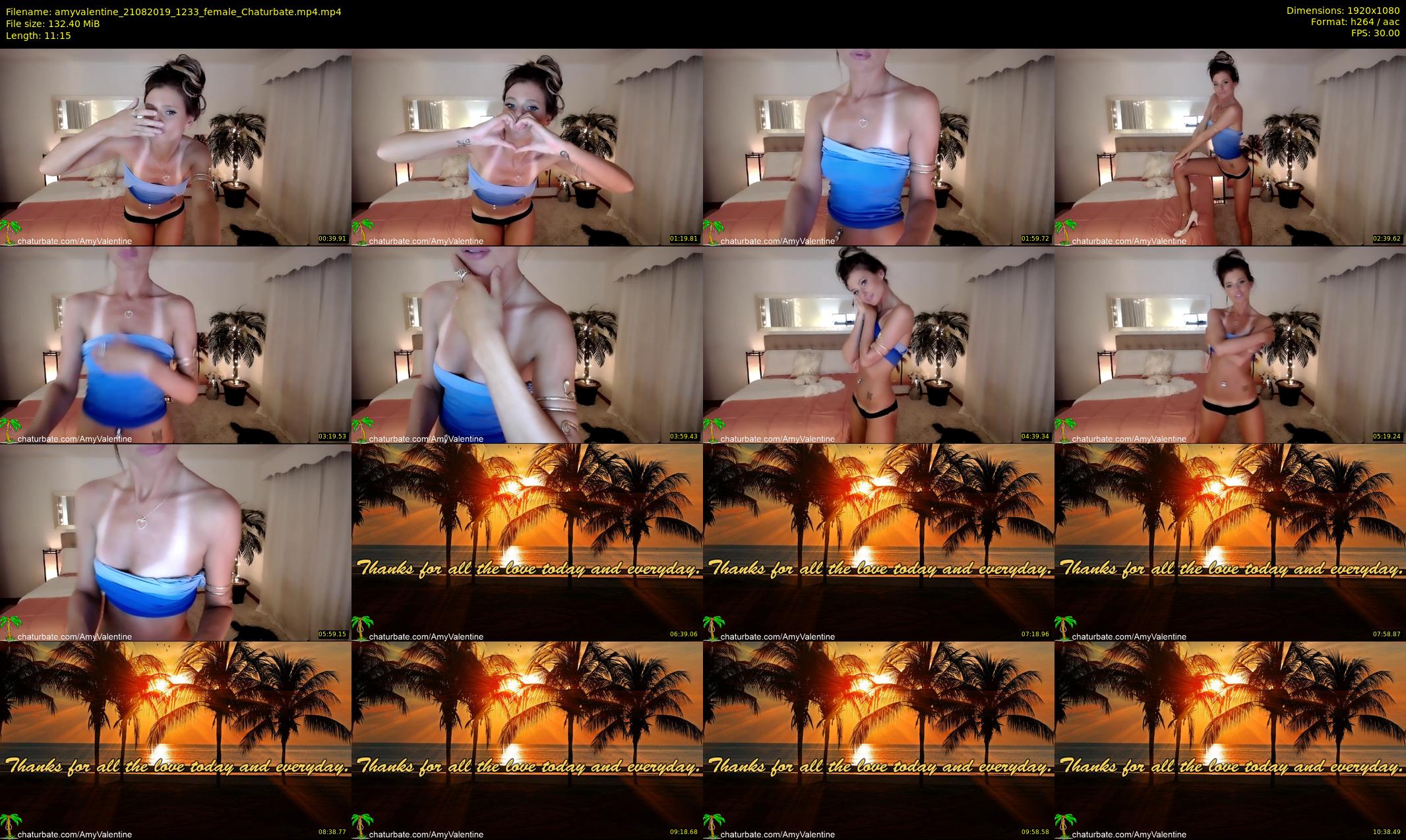 amyvalentine — 12 minute Chaturbate female cam show recording, 1080p, Aug 21, 2019