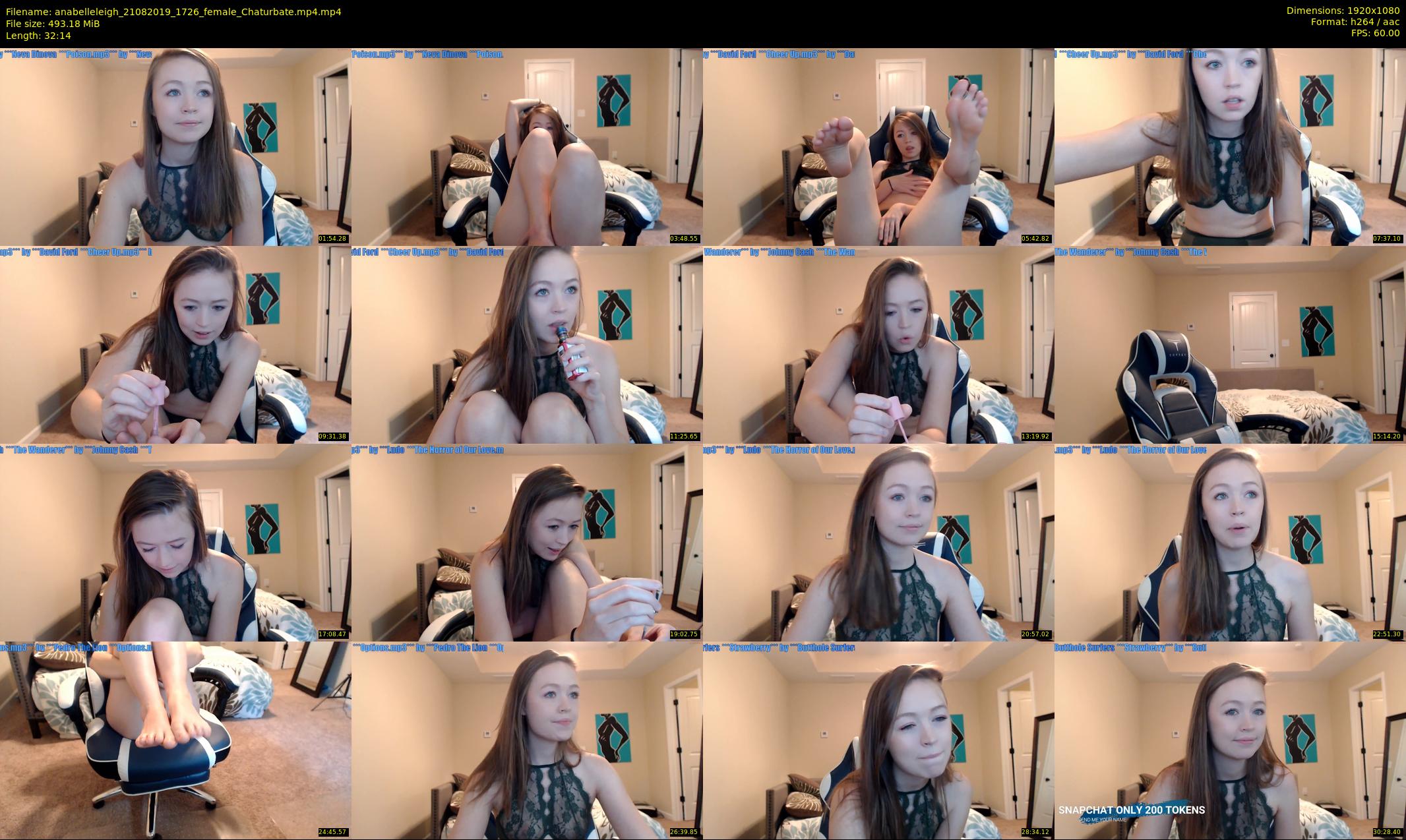 anabelleleigh — 33 minute Chaturbate female cam show recording, 1080p, Aug 21, 2019