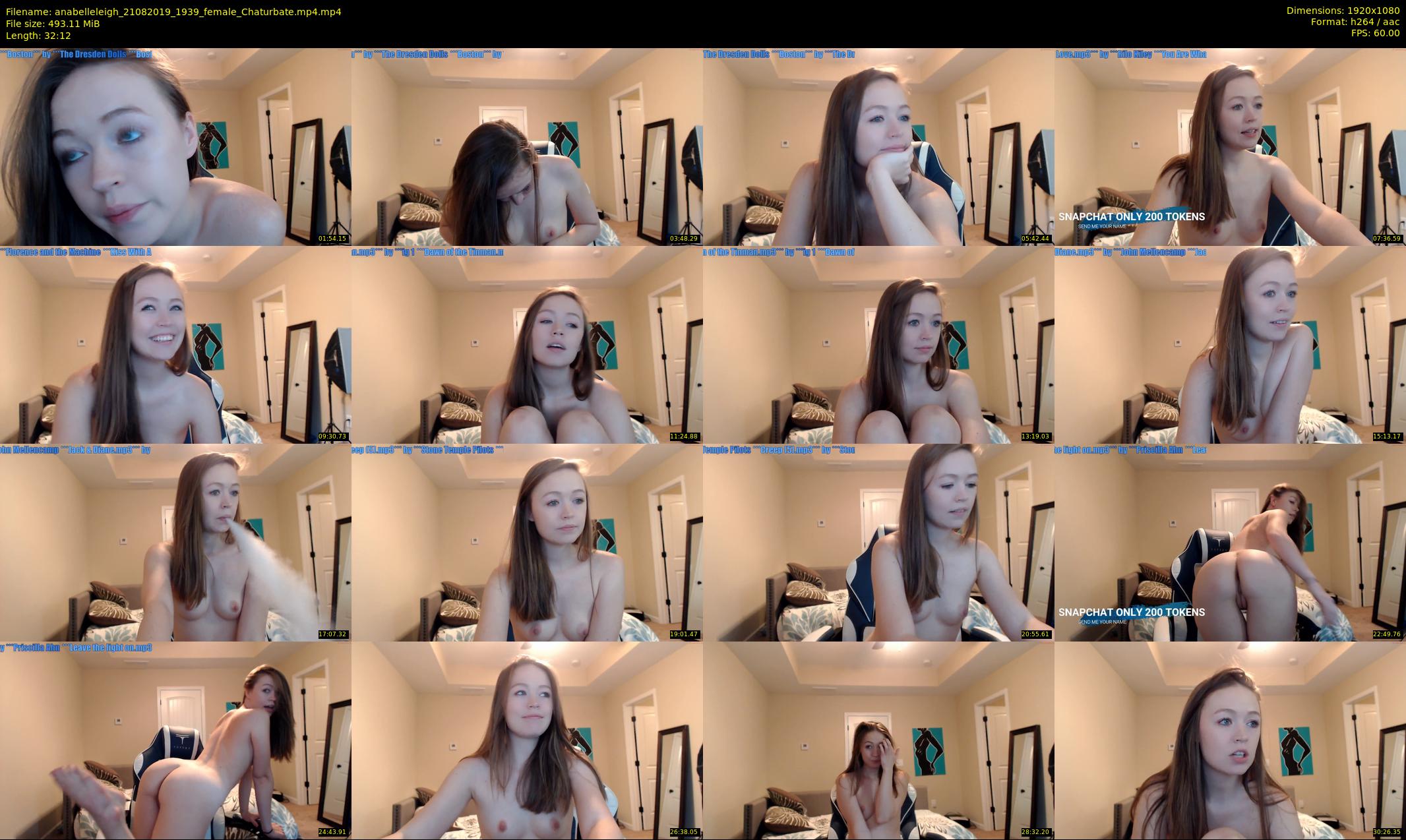 anabelleleigh — 33 minute Chaturbate female cam show recording, 1080p, Aug 21, 2019