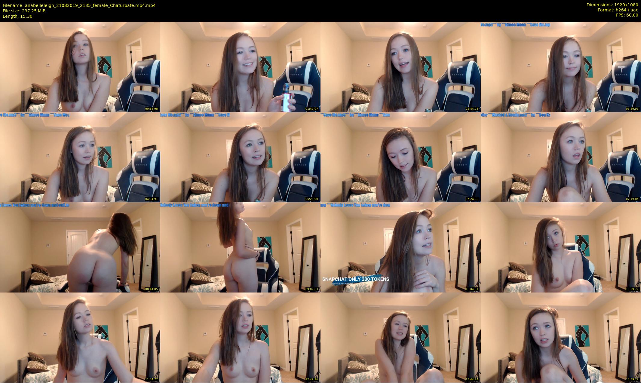 anabelleleigh — 16 minute Chaturbate female cam show recording, 1080p, Aug 21, 2019