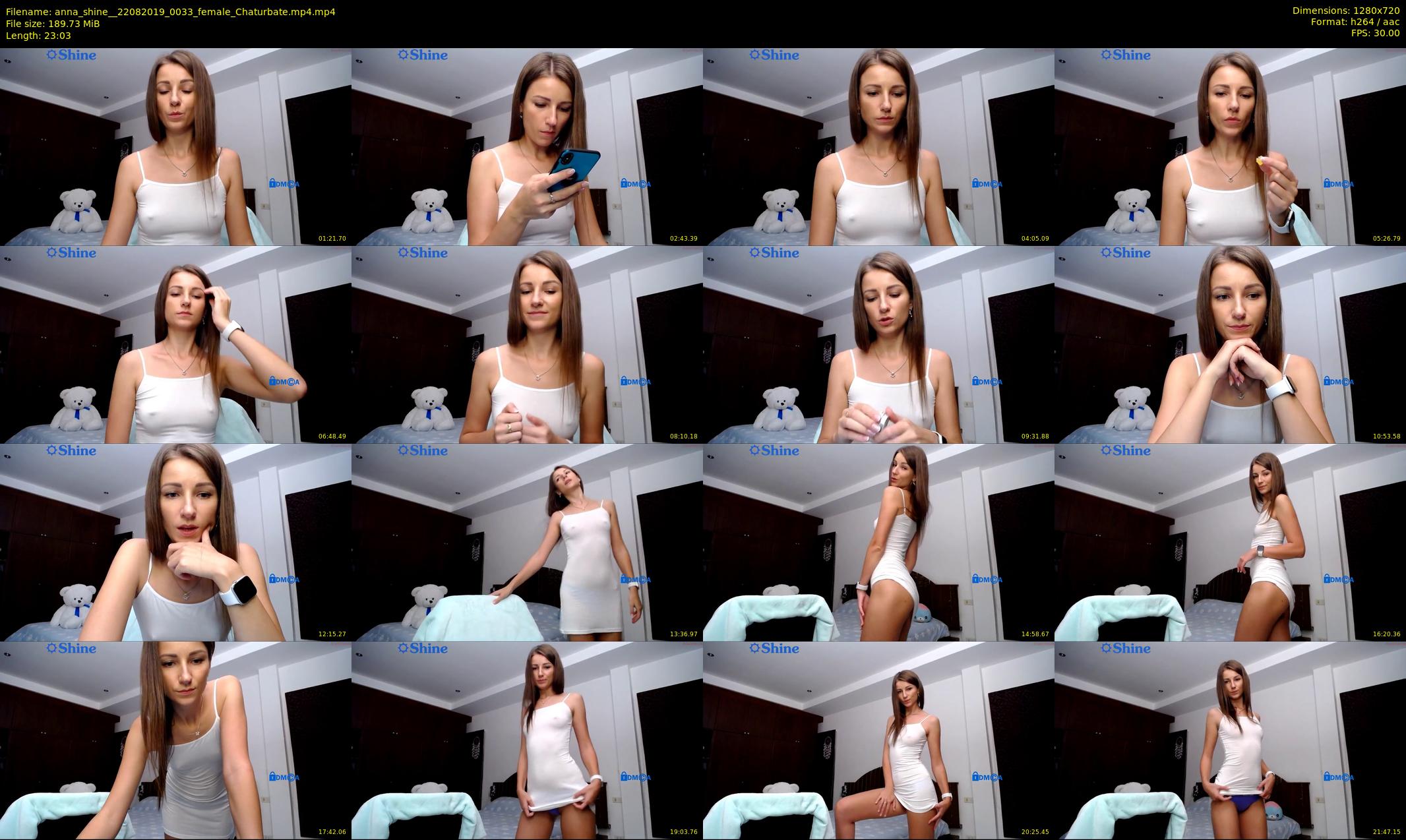 anna_shine_ — 24 minute Chaturbate female cam show recording, 720p, Aug 22, 2019