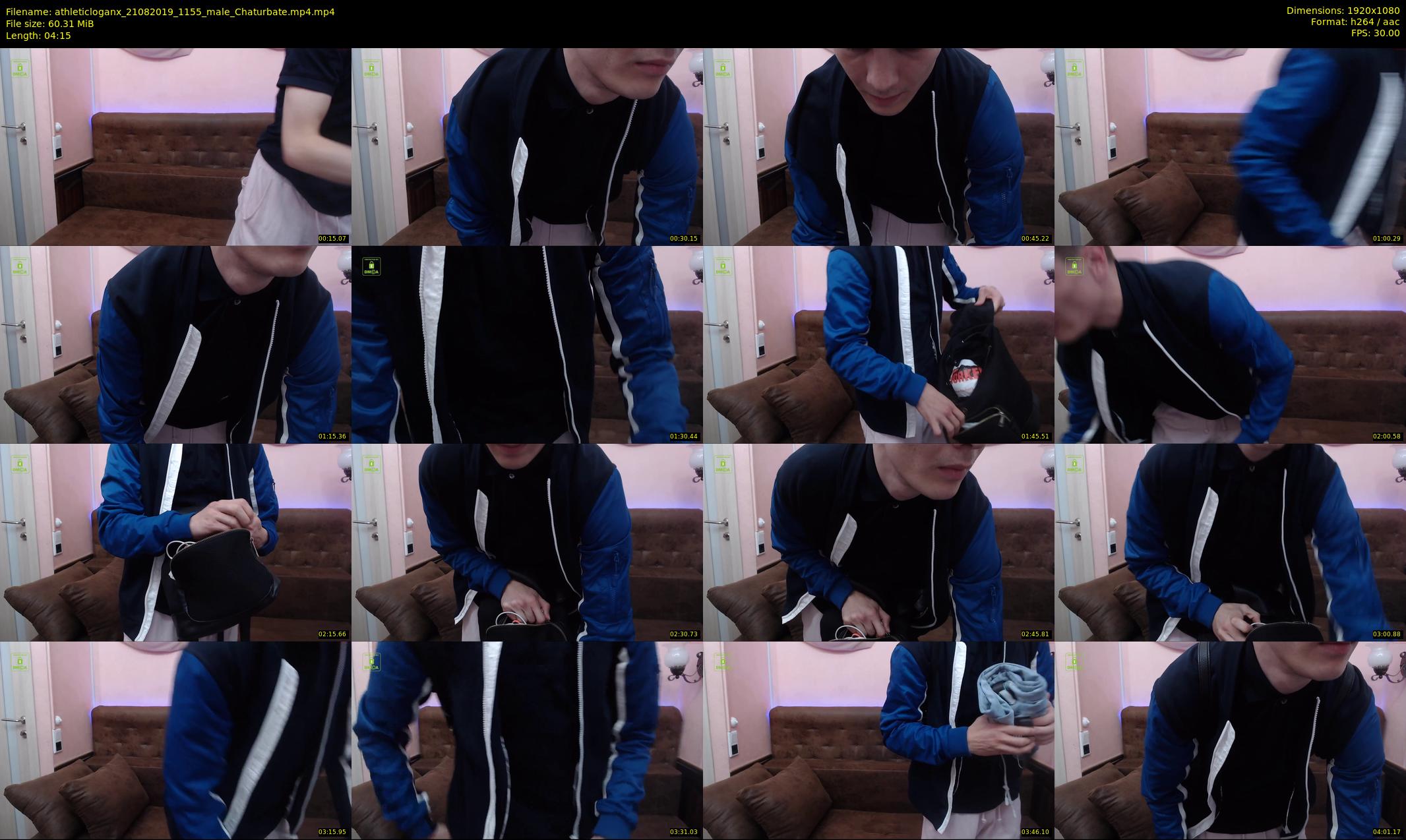 athleticloganx — 5 minute Chaturbate male cam show recording, 1080p, Aug 21, 2019