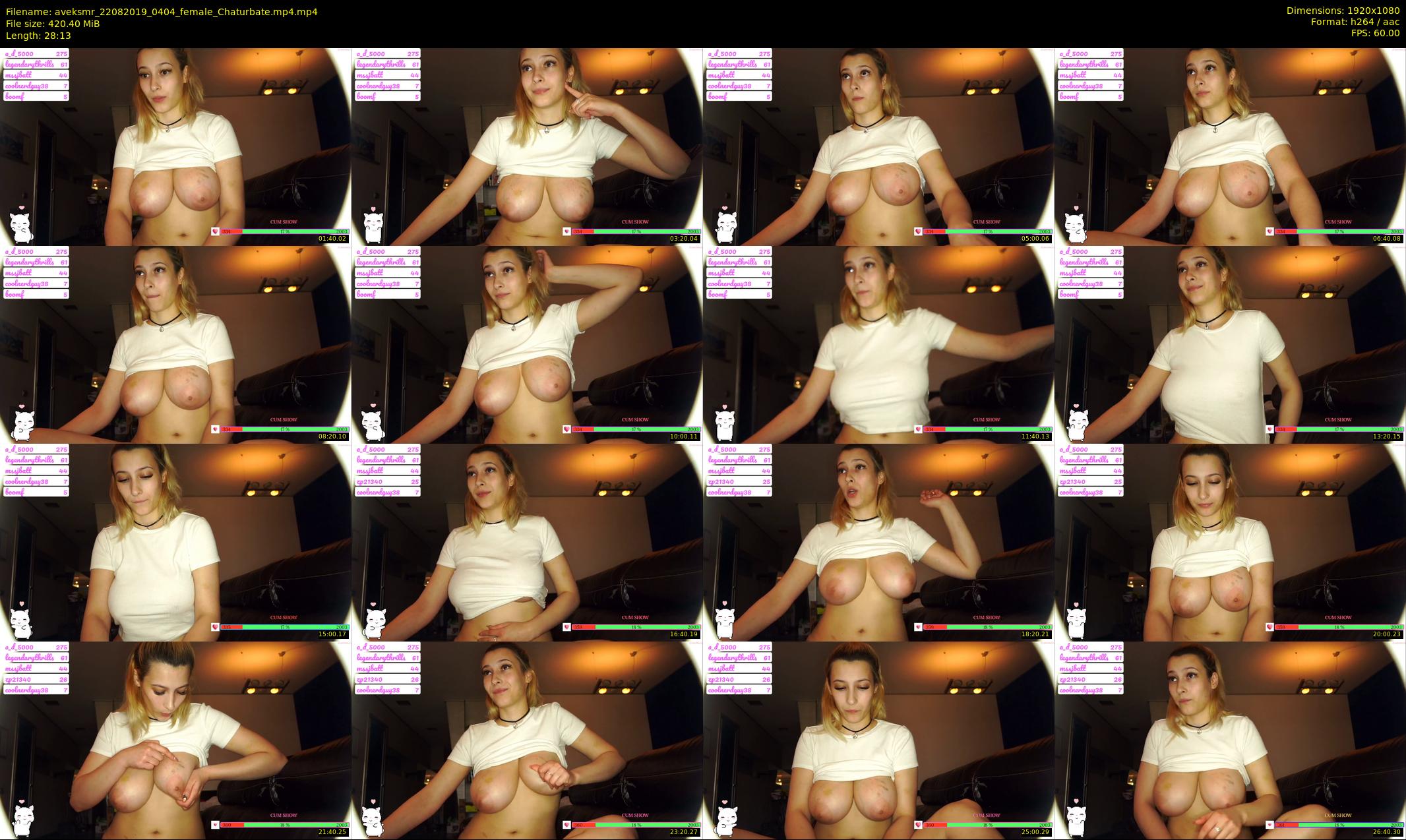 aveksmr — 29 minute Chaturbate couple cam show recording, 1080p, Aug 22, 2019