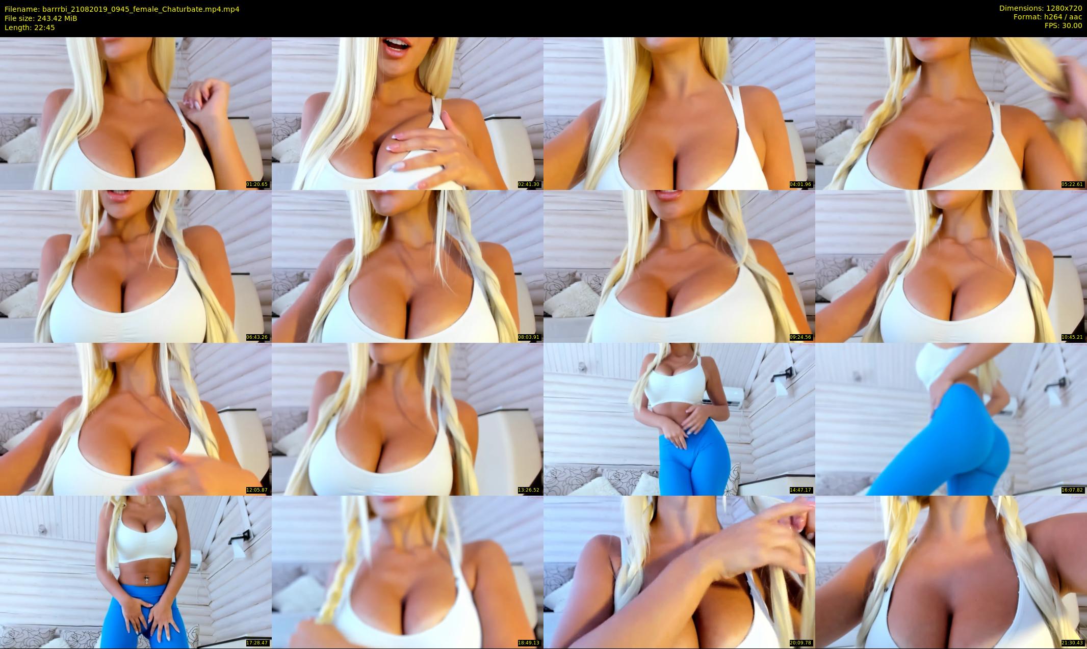 barrrbi — 23 minute Chaturbate female cam show recording, 720p, Aug 21, 2019