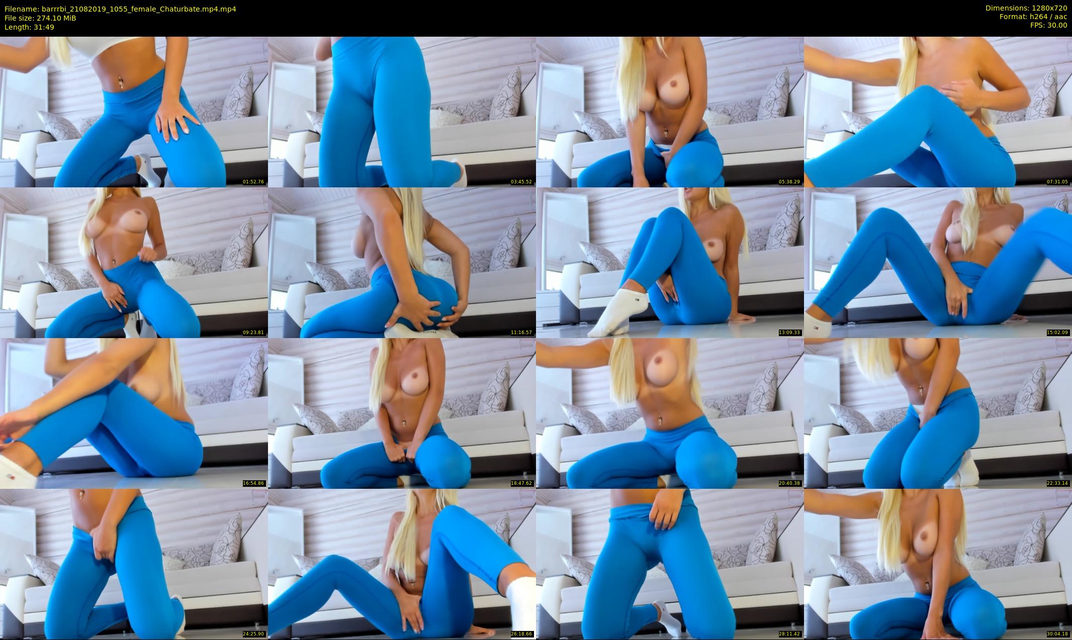barrrbi — 32 minute Chaturbate female cam show recording, 720p, Aug 21, 2019