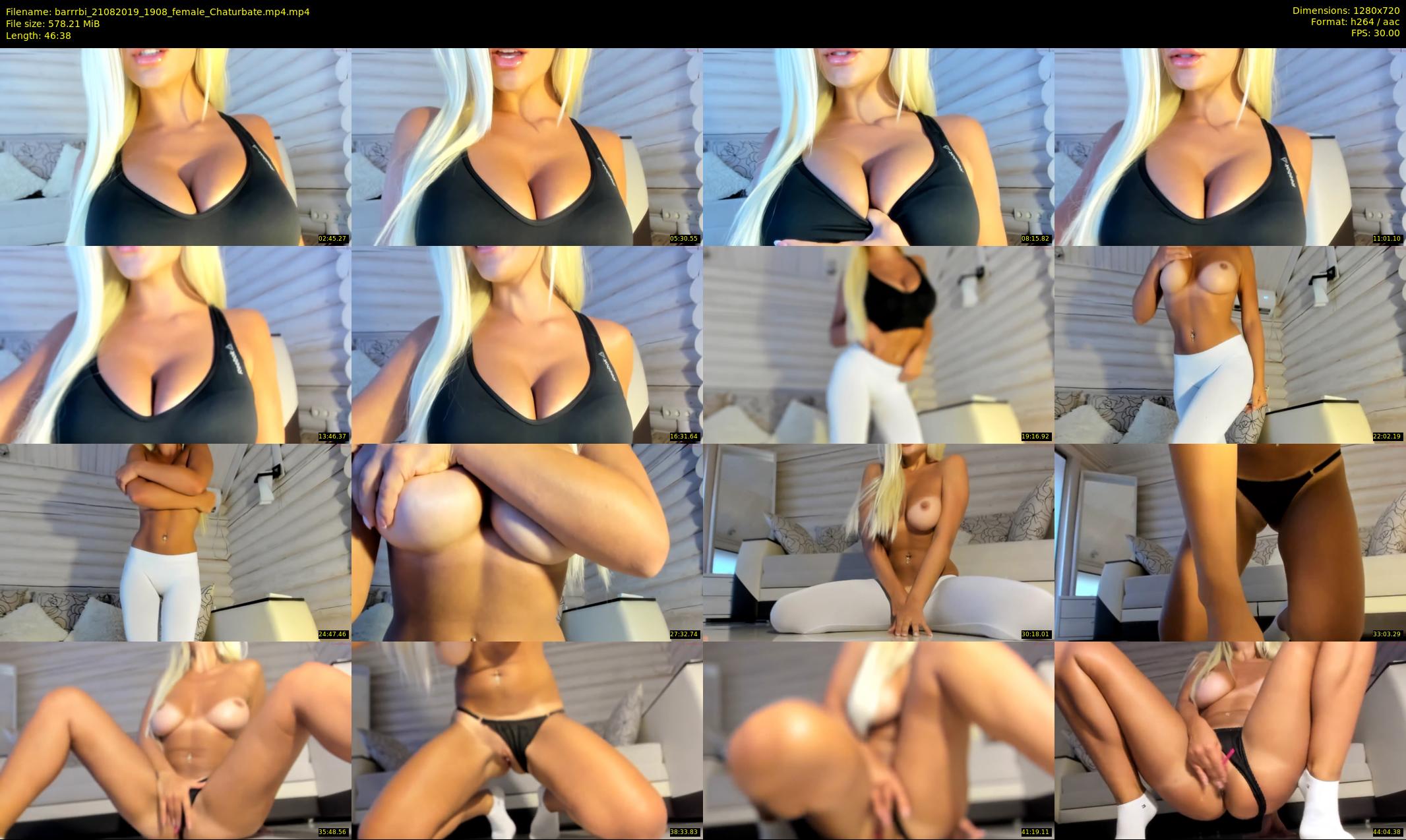 barrrbi — 47 minute Chaturbate female cam show recording, 720p, Aug 21, 2019