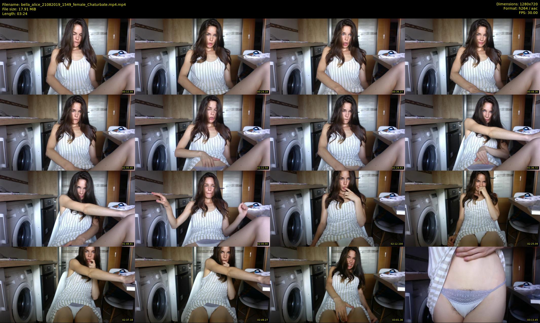 bella_alice — 4 minute Chaturbate female cam show recording, 720p, Aug 21, 2019