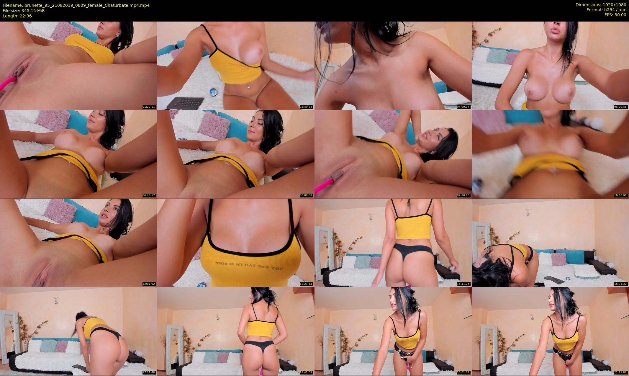 brunette_95 — 23 minute Chaturbate female cam show recording, 1080p, Aug 21, 2019
