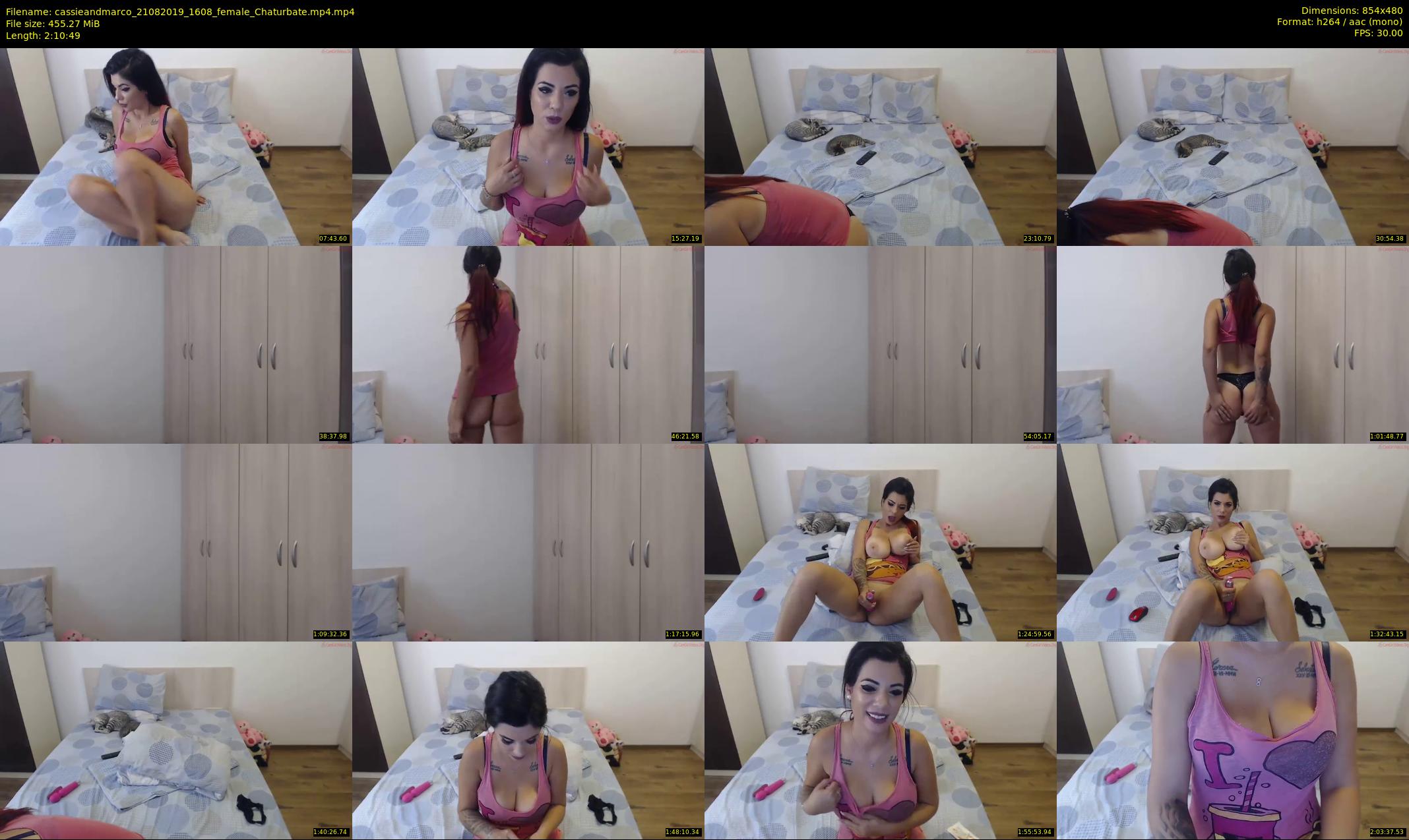 cassieandmarco — 131 minute Chaturbate female cam show recording, 480p, Aug 21, 2019