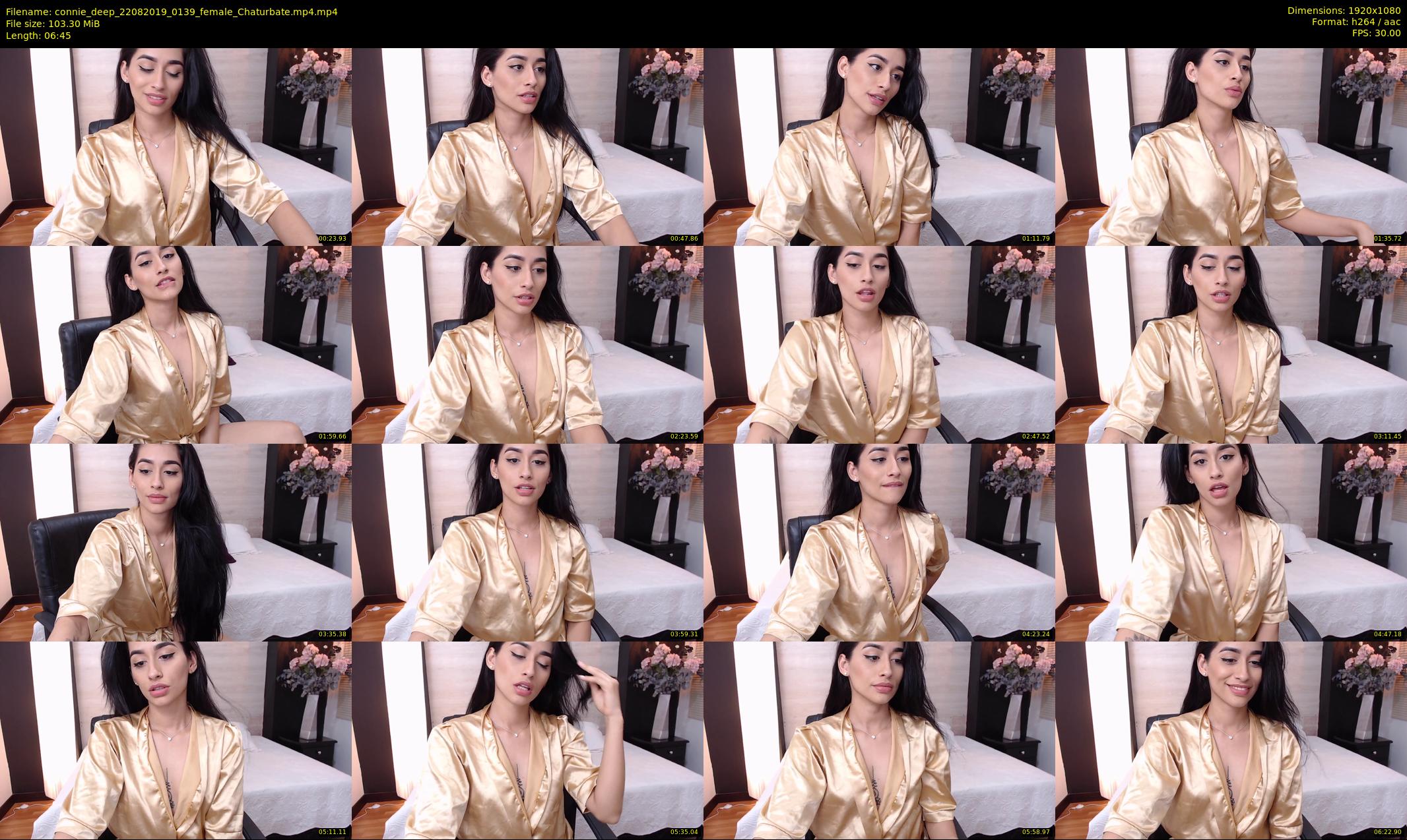 connie_deep — 7 minute Chaturbate female cam show recording, 1080p, Aug 22, 2019
