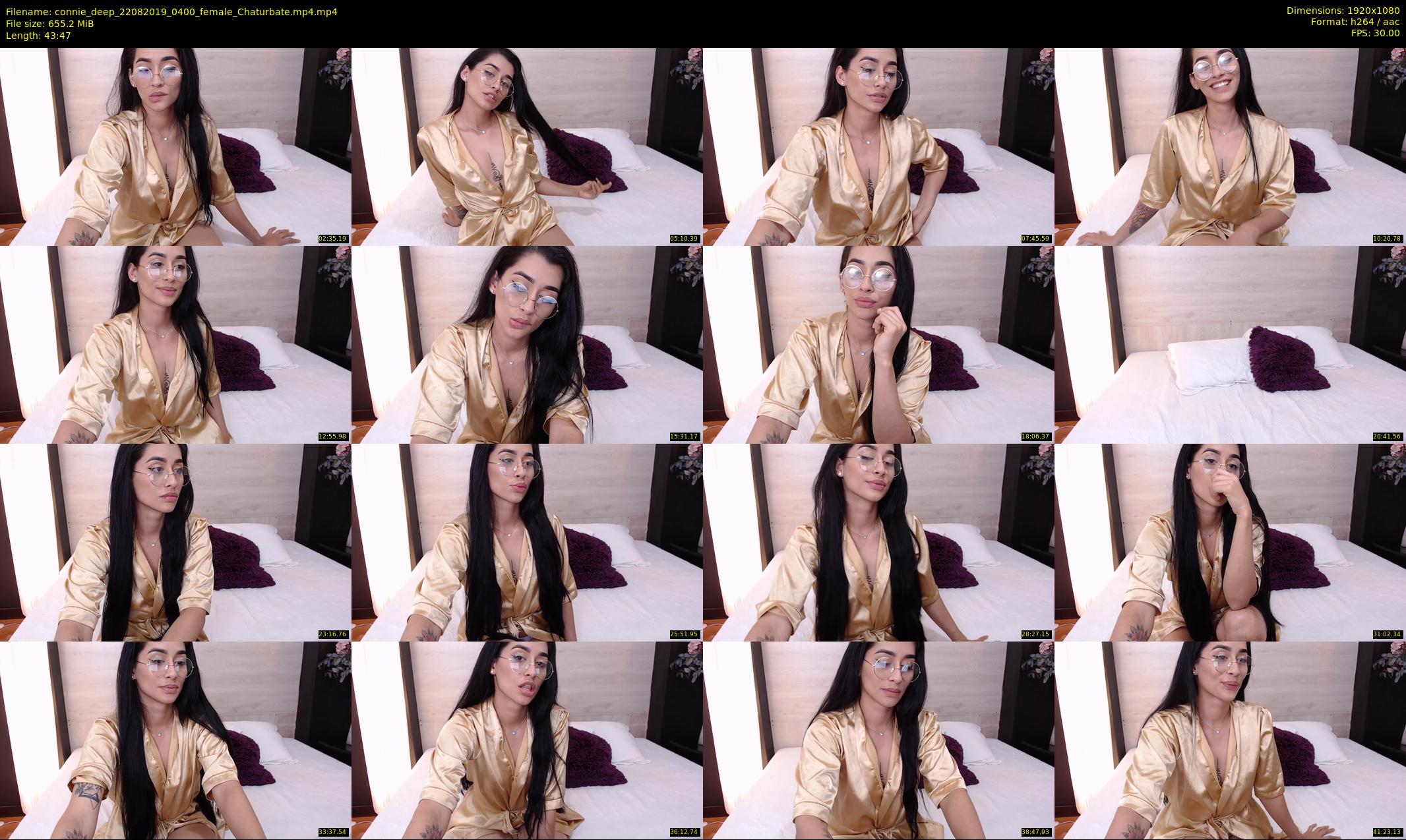 connie_deep — 44 minute Chaturbate female cam show recording, 1080p, Aug 22, 2019