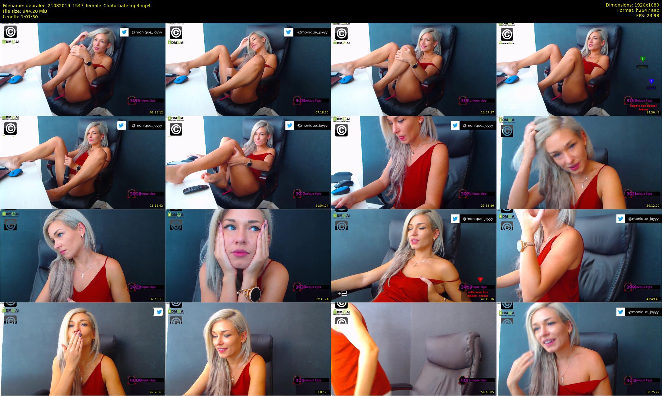 debralee — 62 minute Chaturbate female cam show recording, 1080p, Aug 21, 2019