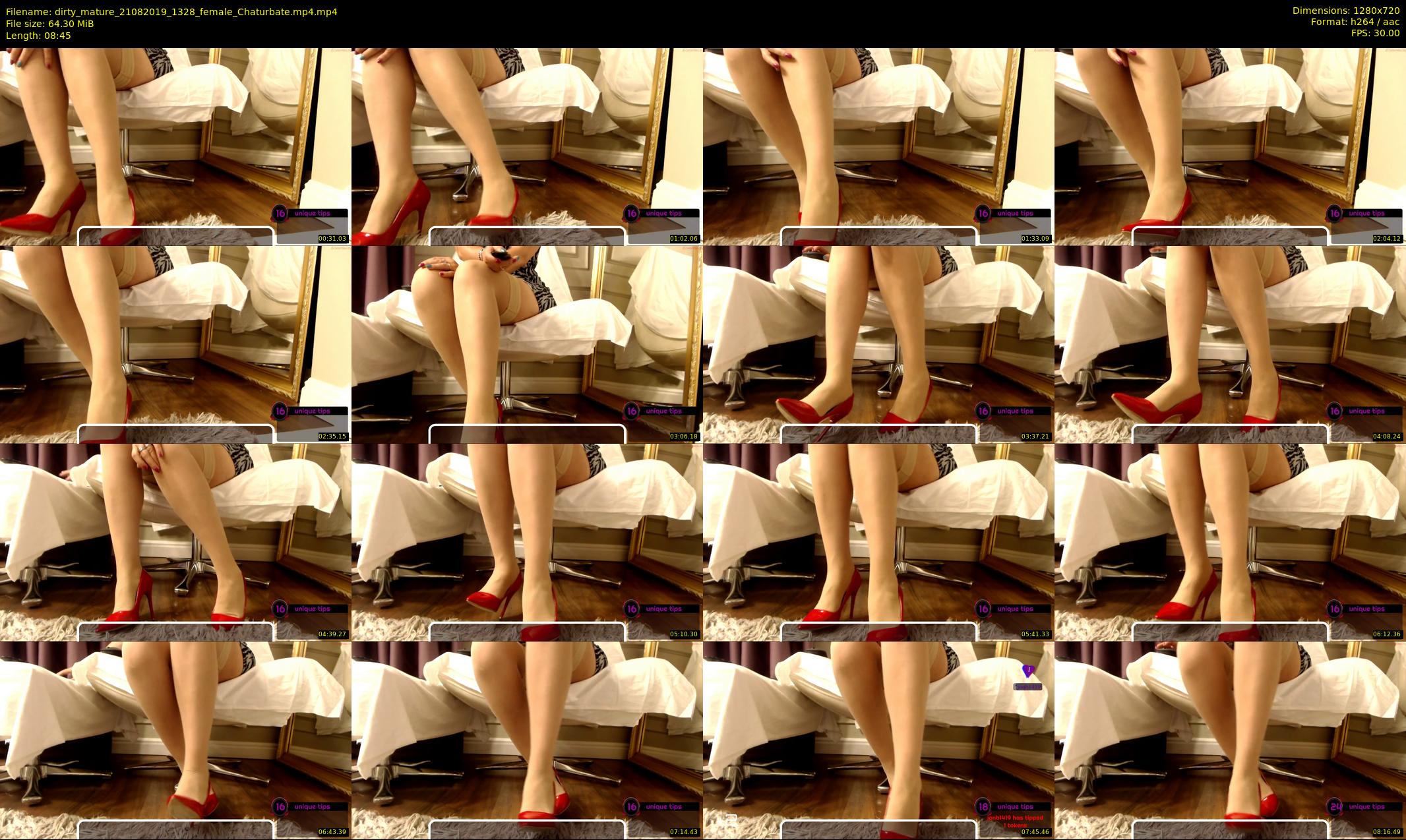 dirty_mature — 9 minute Chaturbate female cam show recording, 720p, Aug 21, 2019