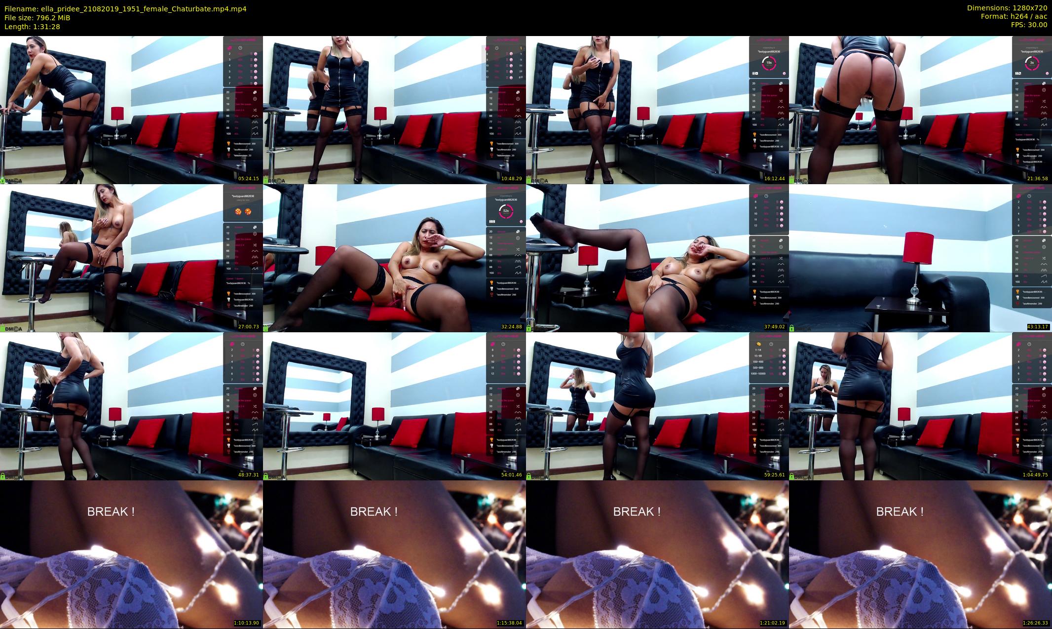 ella_pridee — 92 minute Chaturbate female cam show recording, 720p, Aug 21, 2019