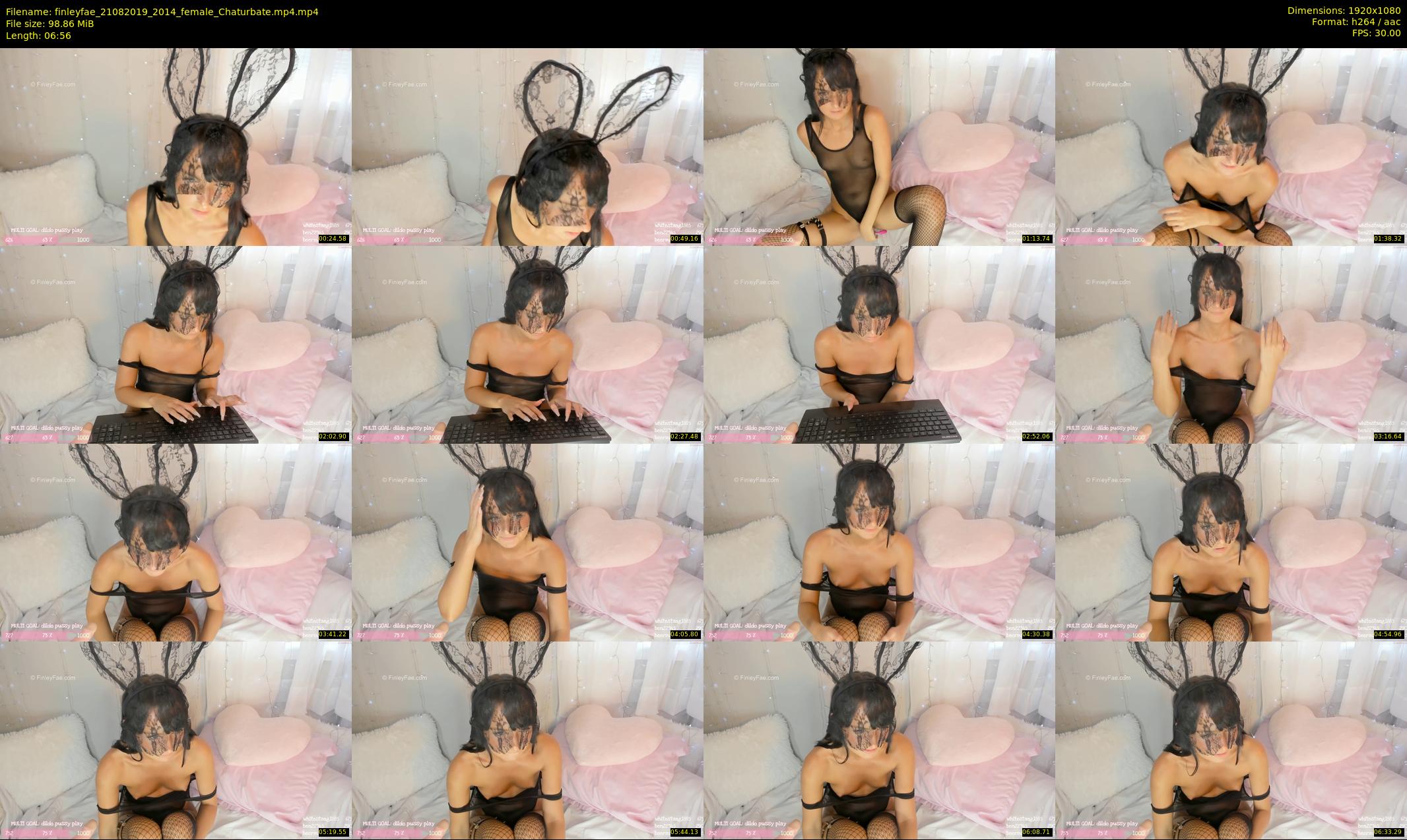 finleyfae — 7 minute Chaturbate female cam show recording, 1080p, Aug 21, 2019