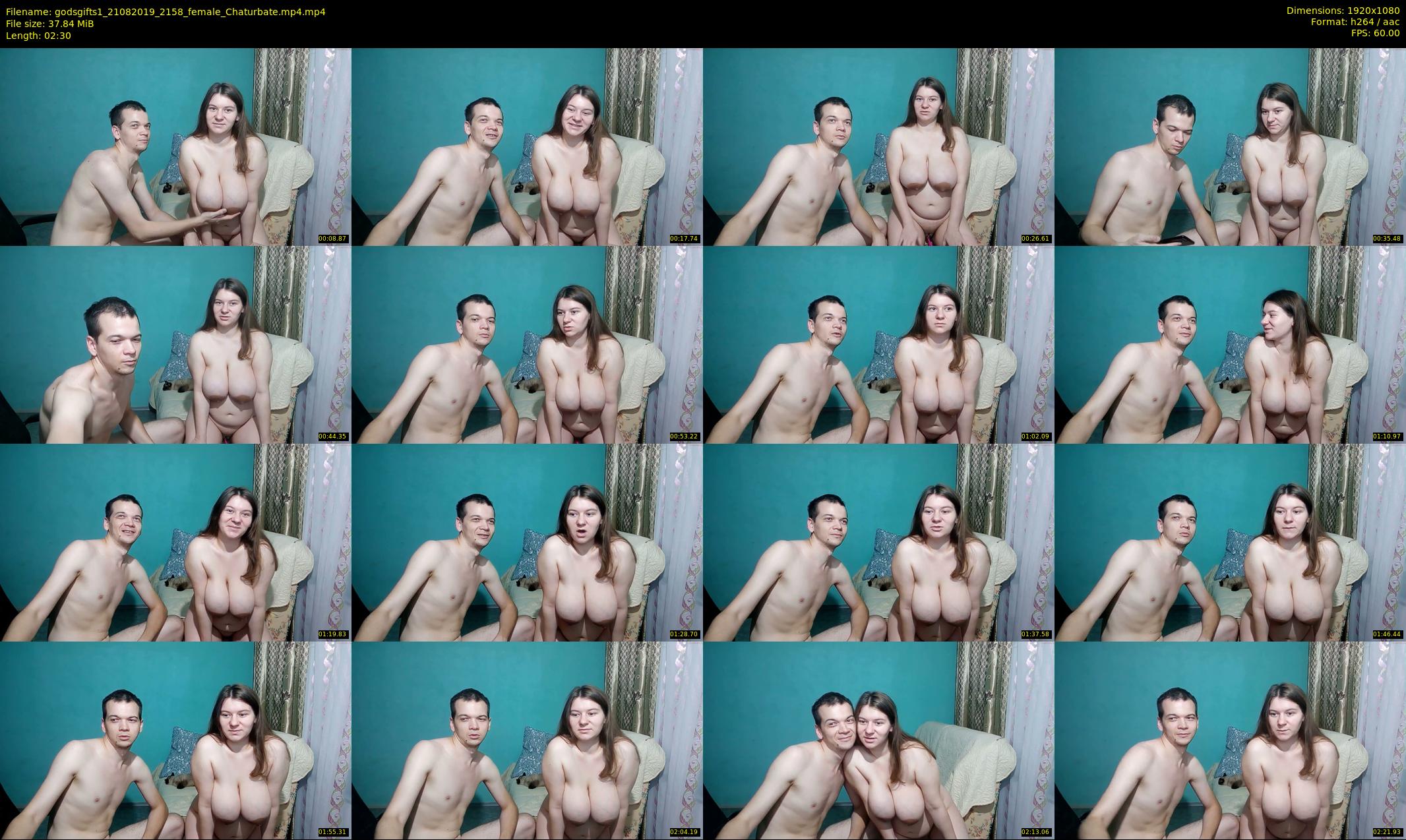 godsgifts1 — 3 minute Chaturbate couple cam show recording, 1080p, Aug 21, 2019