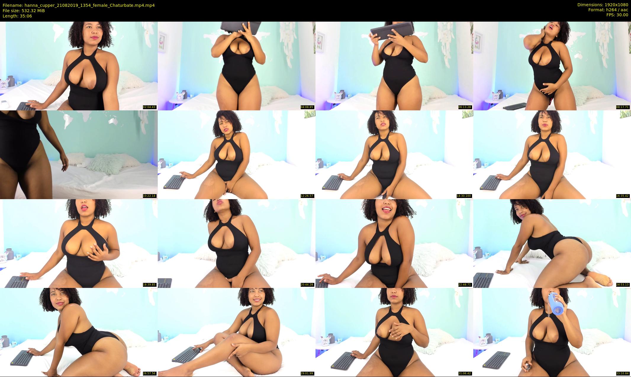 hanna_cupper — 36 minute Chaturbate female cam show recording, 1080p, Aug 21, 2019