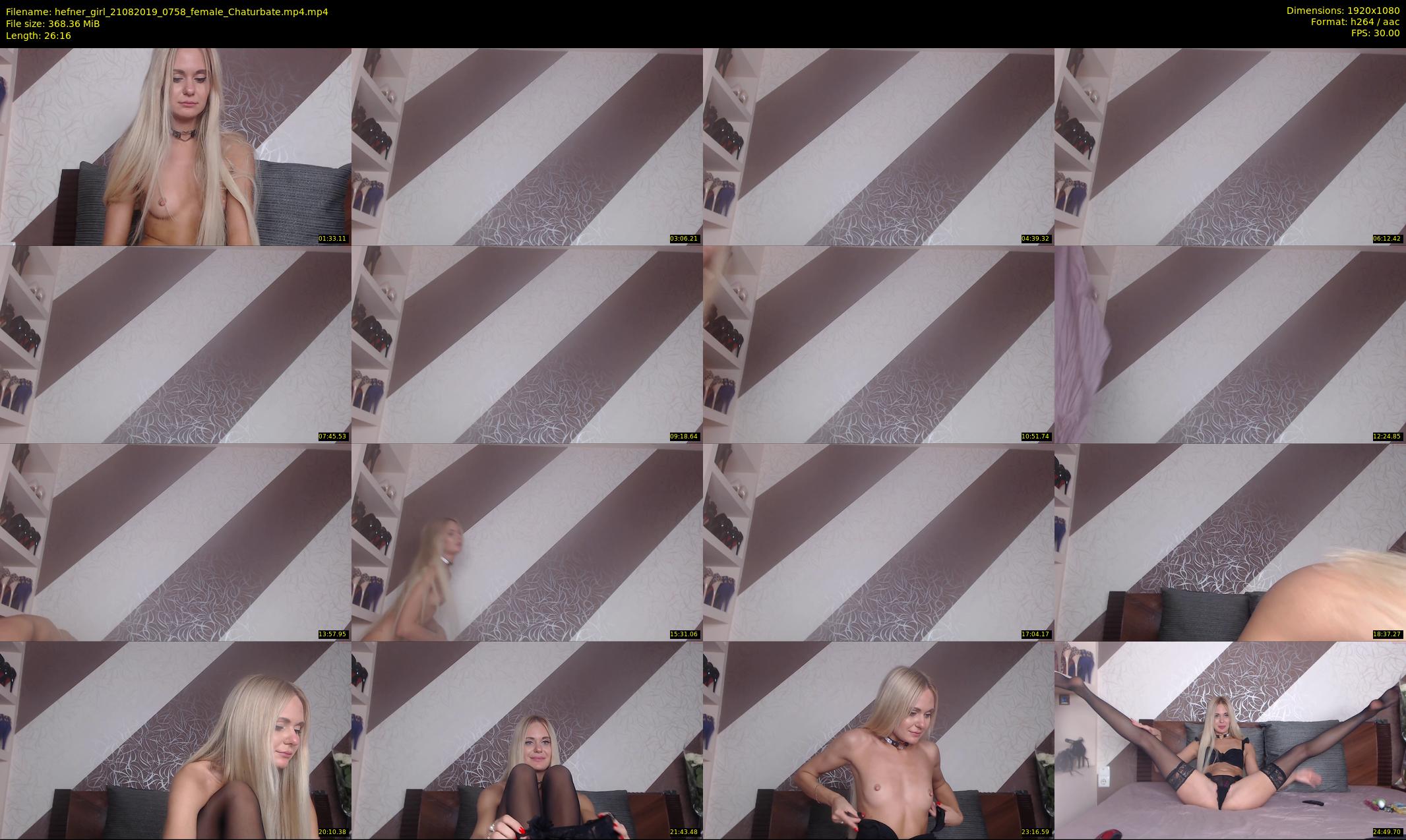 hefner_girl — 27 minute Chaturbate female cam show recording, 1080p, Aug 21, 2019