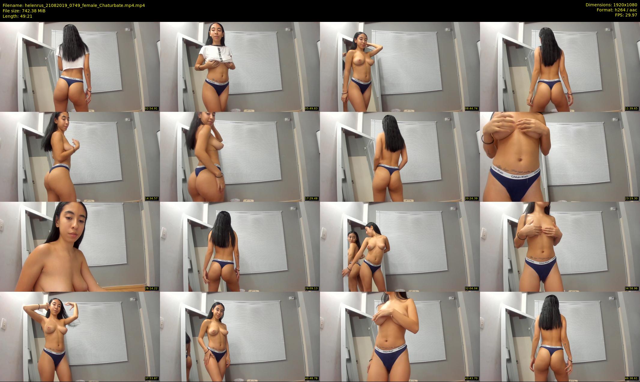 helenrus — 50 minute Chaturbate female cam show recording, 1080p, Aug 21, 2019