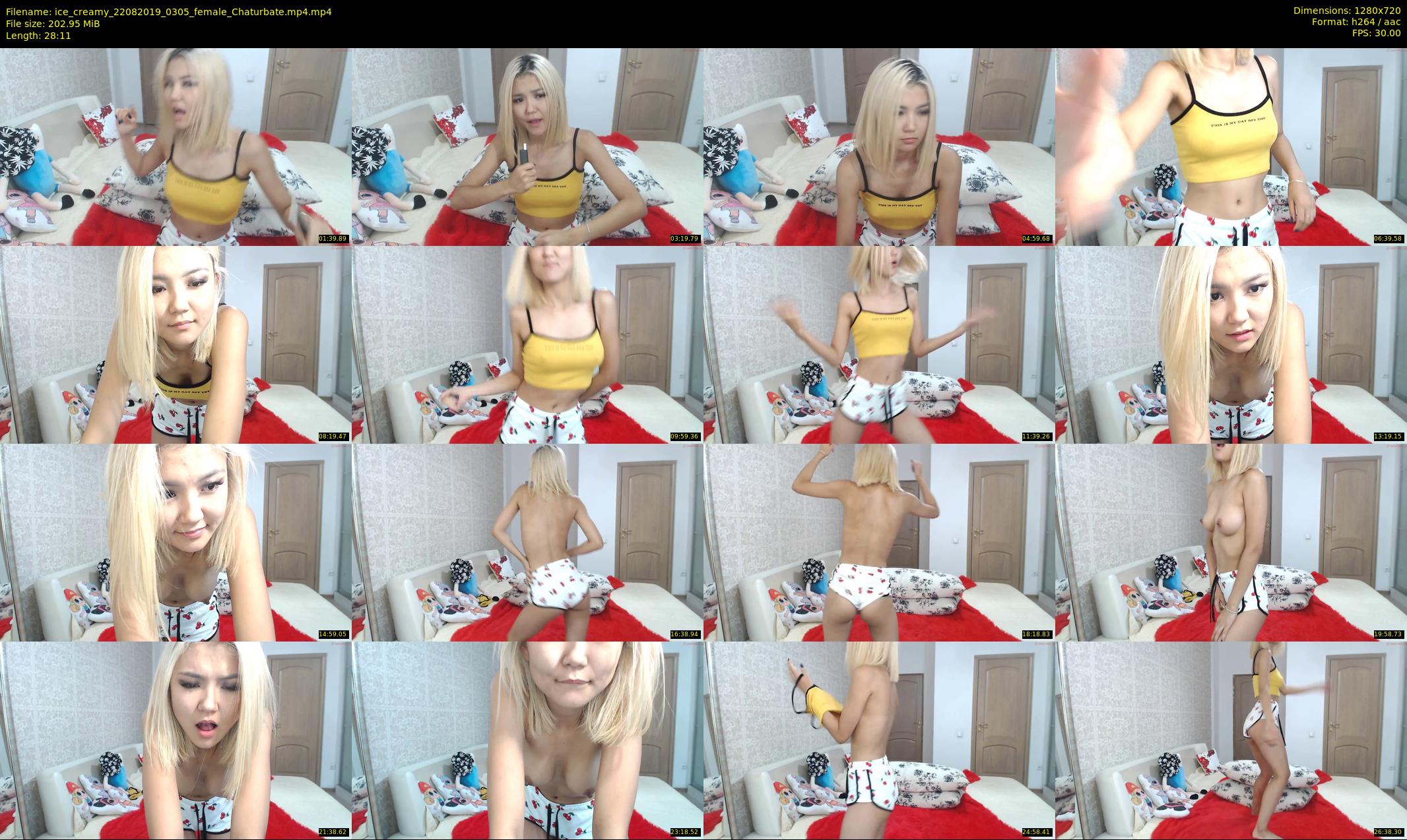 ice_creamy — 29 minute Chaturbate female cam show recording, 720p, Aug 22, 2019