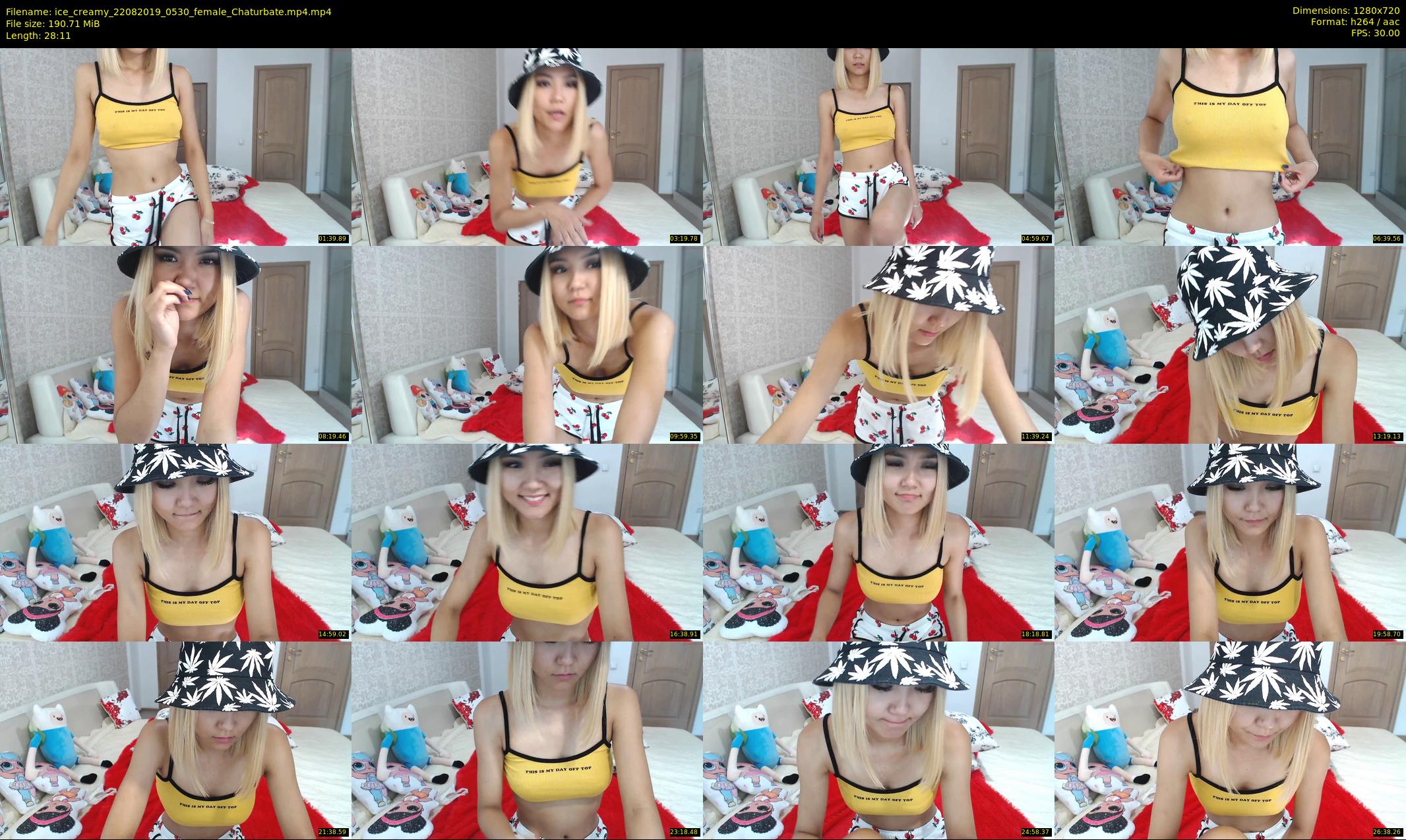 ice_creamy — 29 minute Chaturbate female cam show recording, 720p, Aug 22, 2019