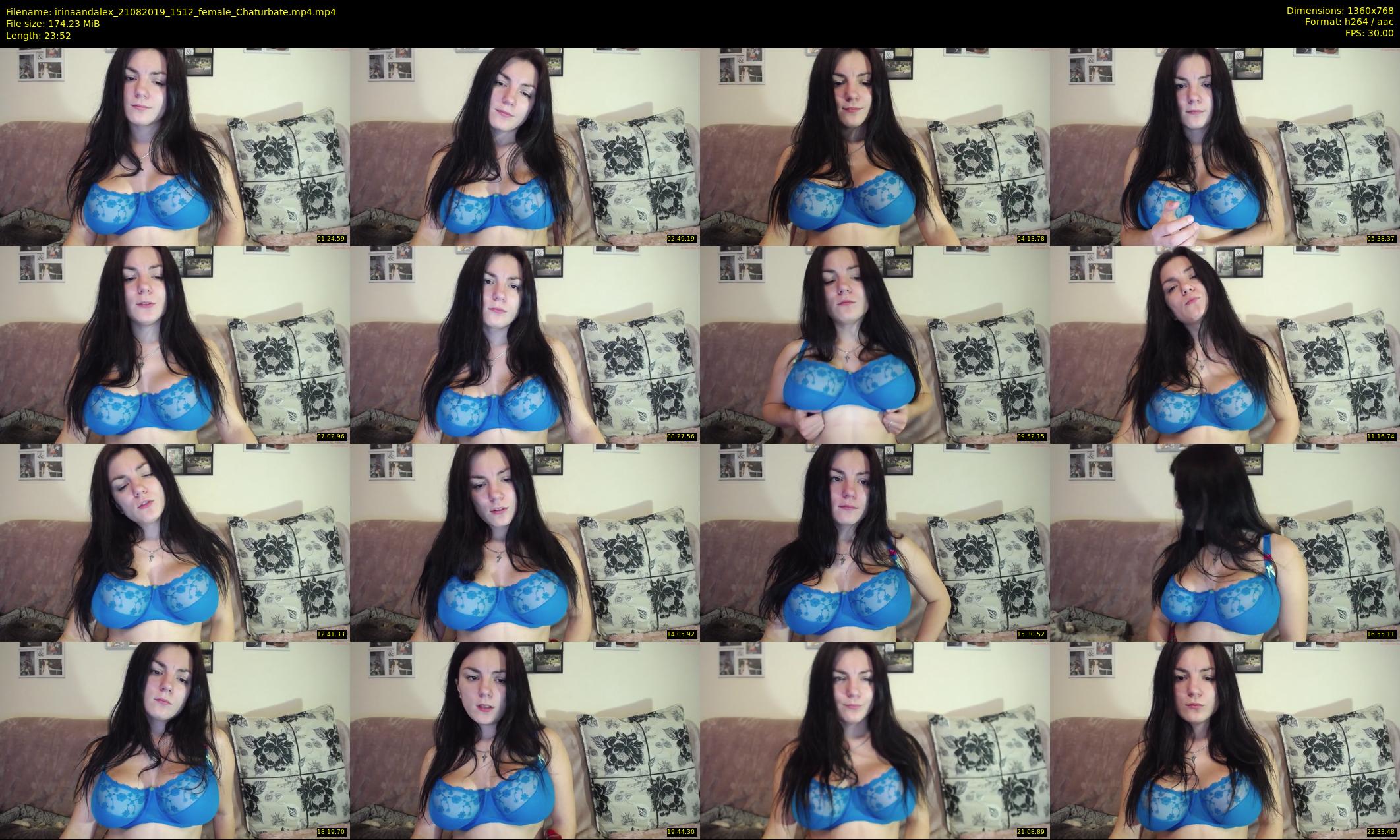 irinaandalex — 24 minute Chaturbate couple cam show recording, 720p, Aug 21, 2019