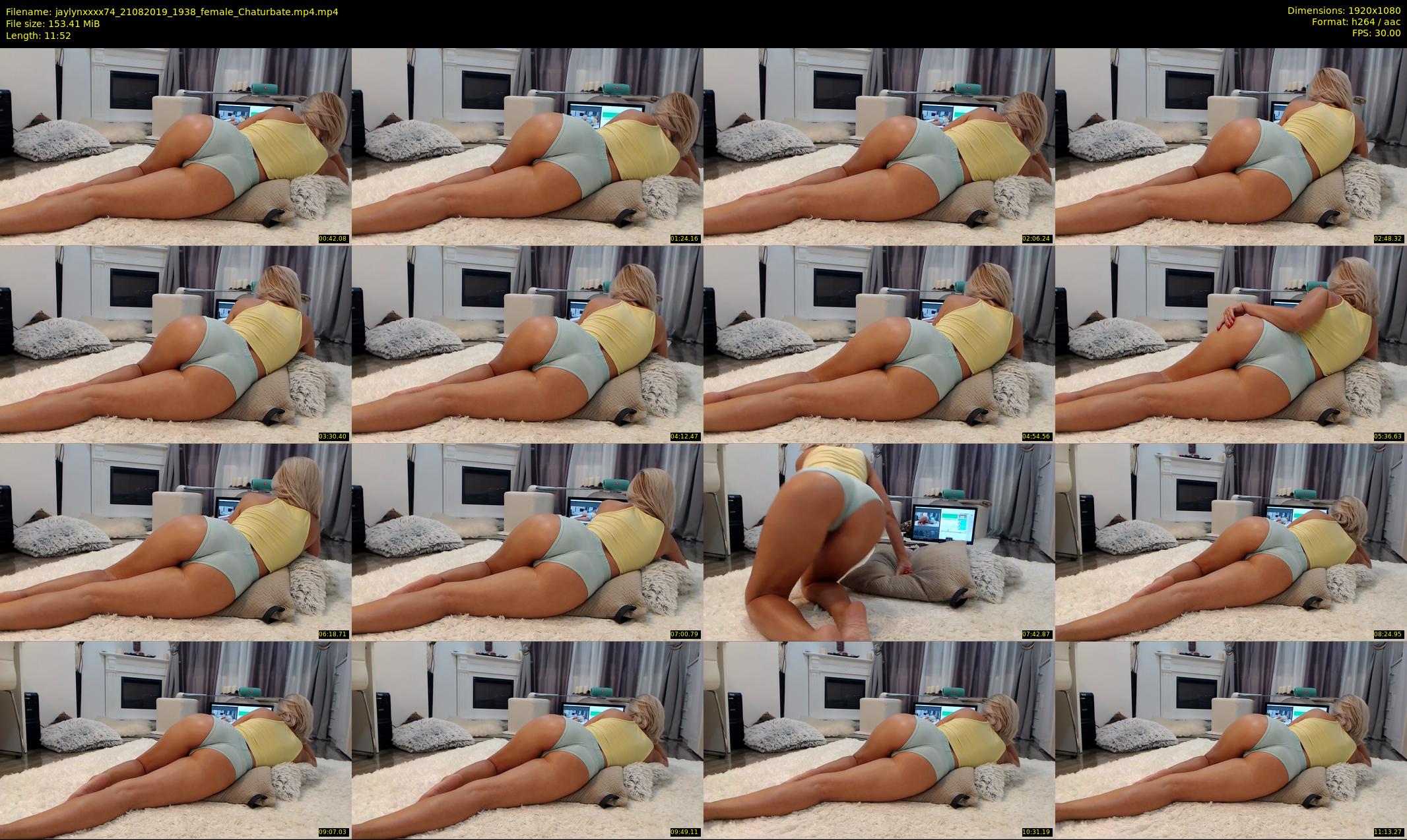 jaylynxxxx74 — 12 minute Chaturbate female cam show recording, 1080p, Aug 21, 2019