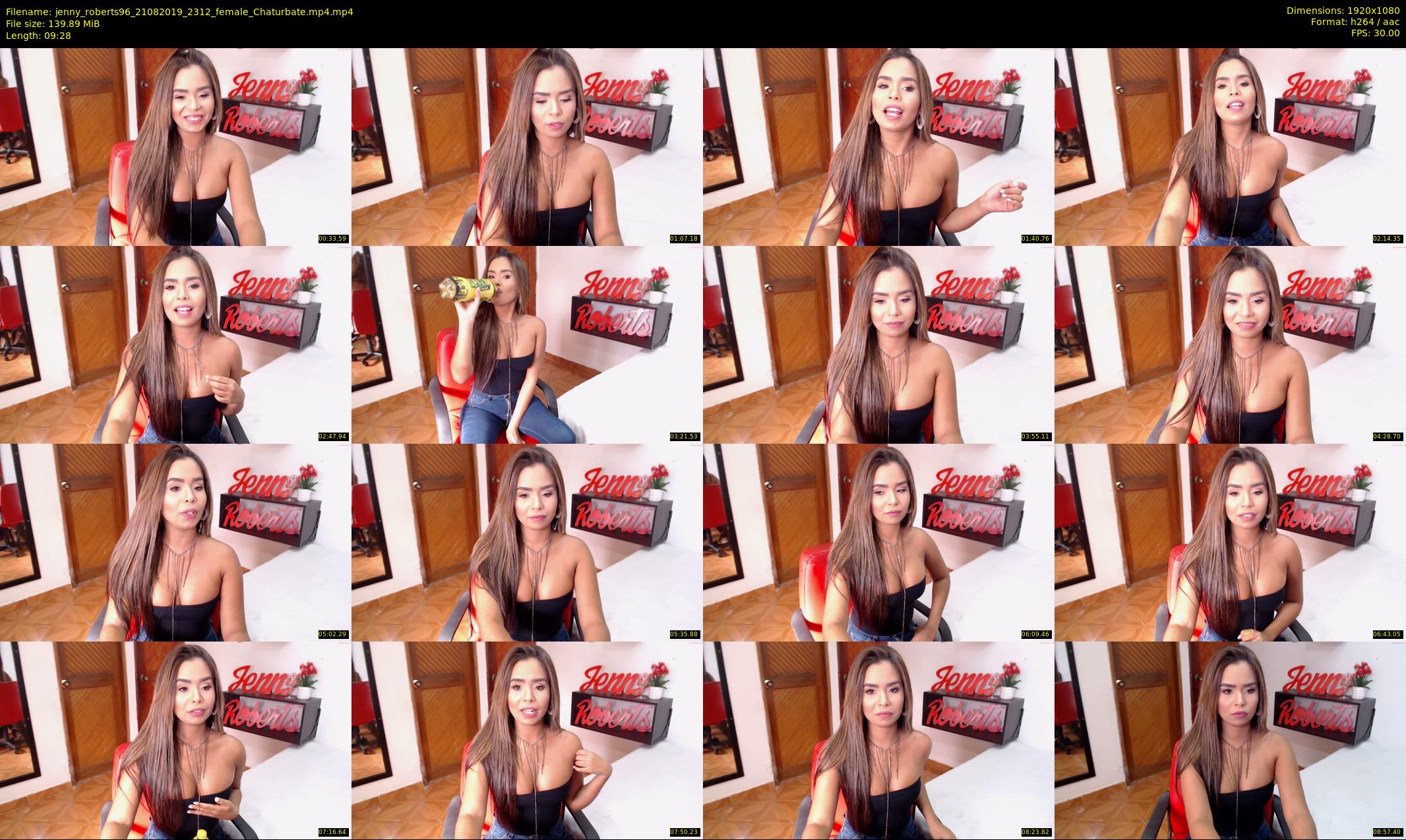 jenny_roberts96 — 10 minute Chaturbate female cam show recording, 1080p, Aug 21, 2019
