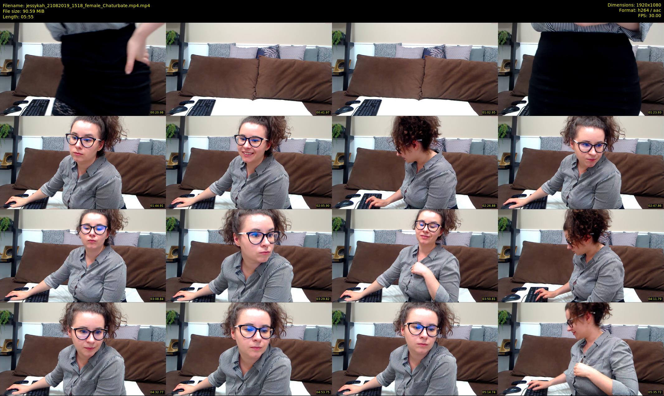 jessykah — 6 minute Chaturbate female cam show recording, 1080p, Aug 21, 2019
