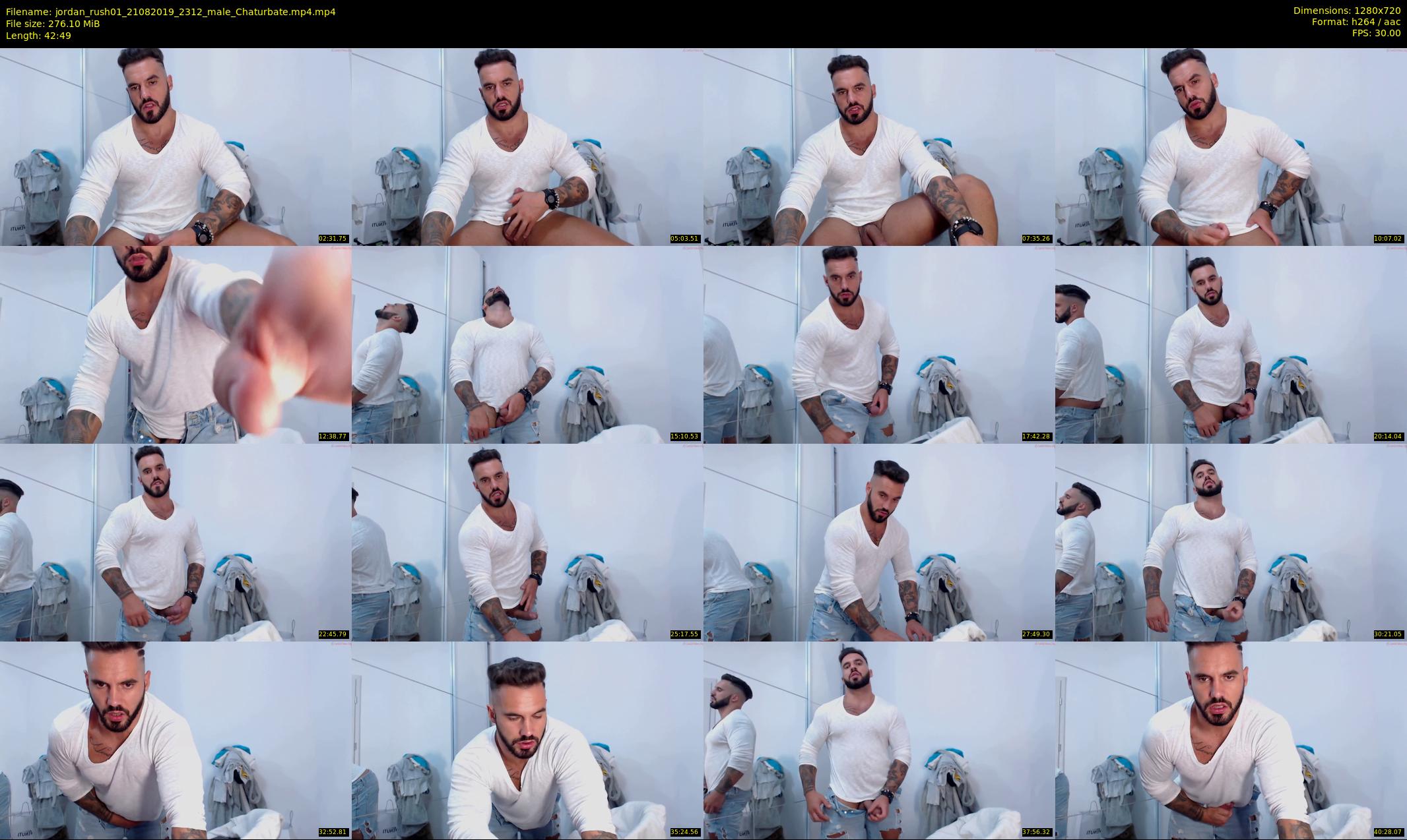 jordan_rush01 — 43 minute Chaturbate male cam show recording, 720p, Aug 21, 2019