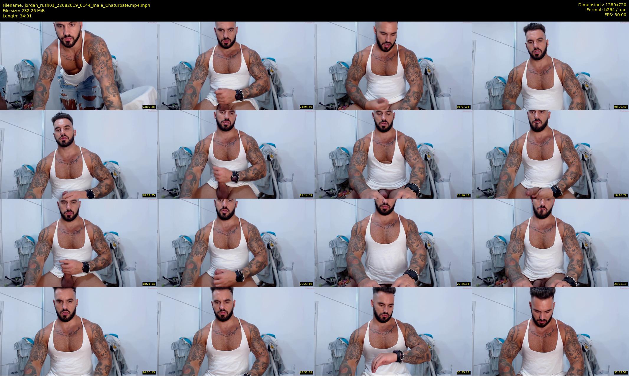 jordan_rush01 — 35 minute Chaturbate male cam show recording, 720p, Aug 22, 2019