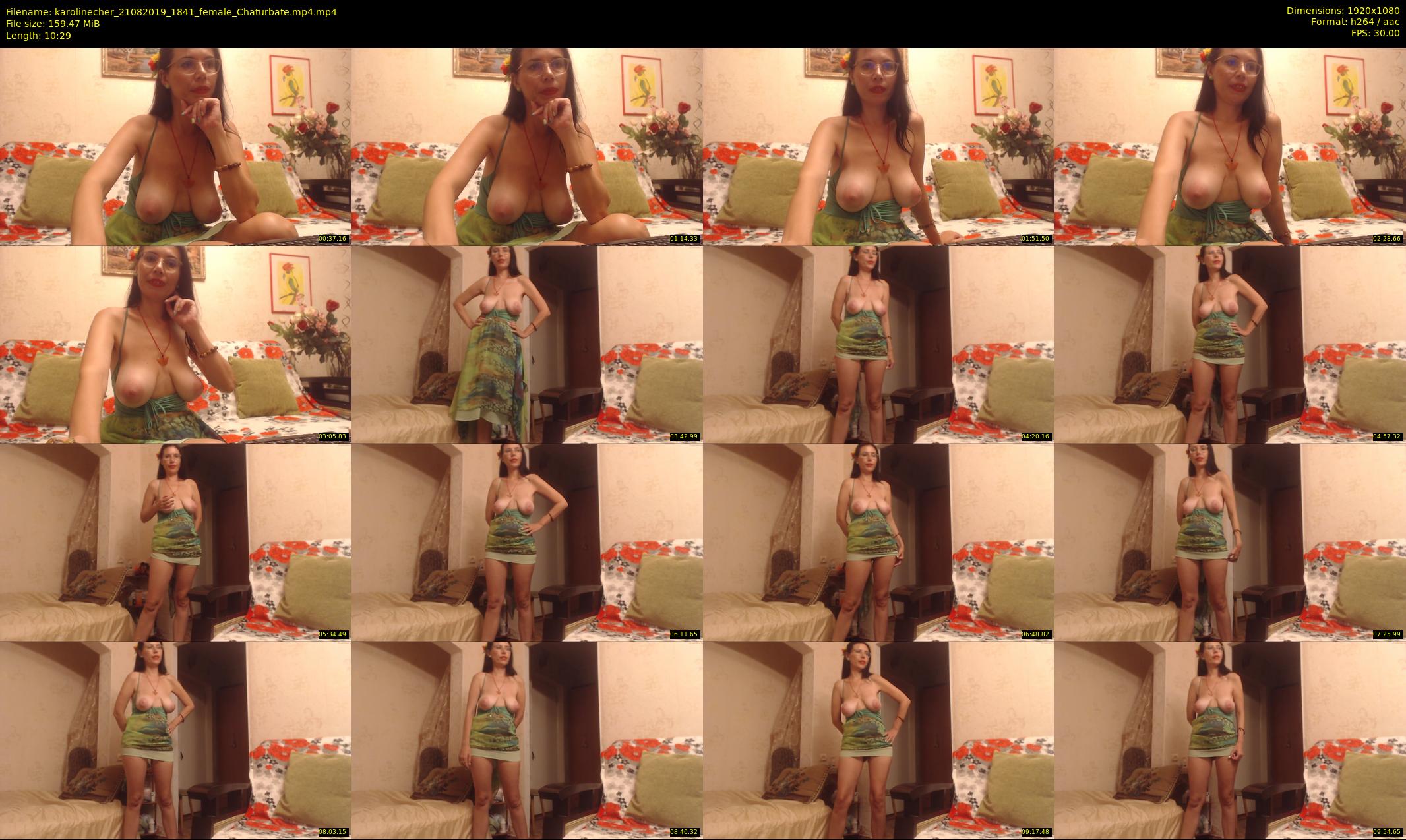 karolinecher — 11 minute Chaturbate female cam show recording, 1080p, Aug 21, 2019