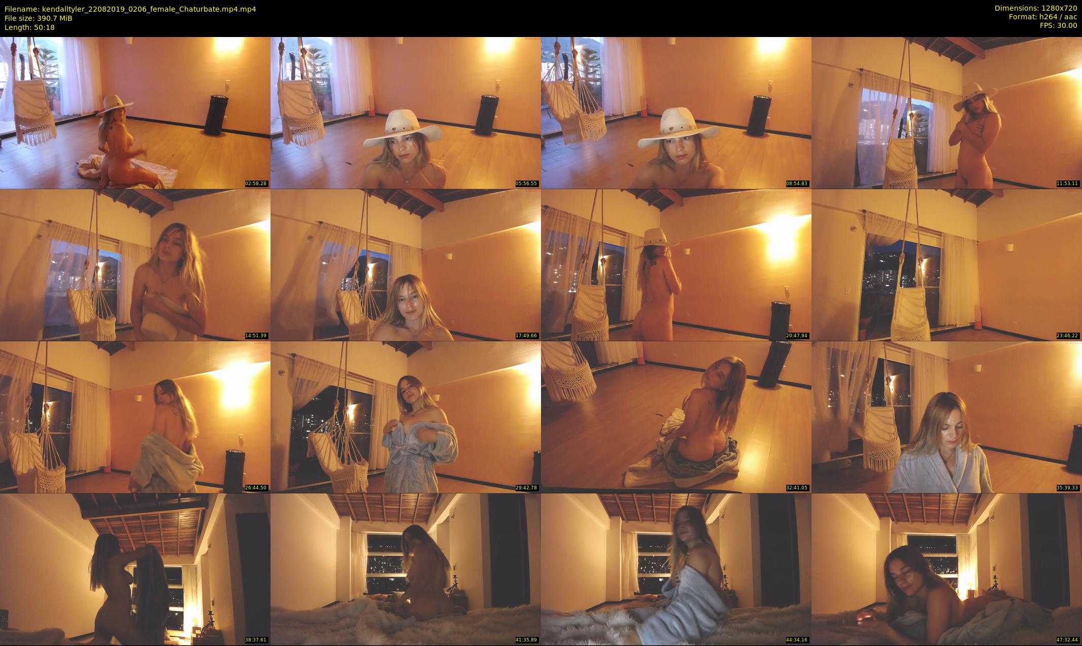 kendalltyler — 51 minute Chaturbate female cam show recording, 720p, Aug 22, 2019